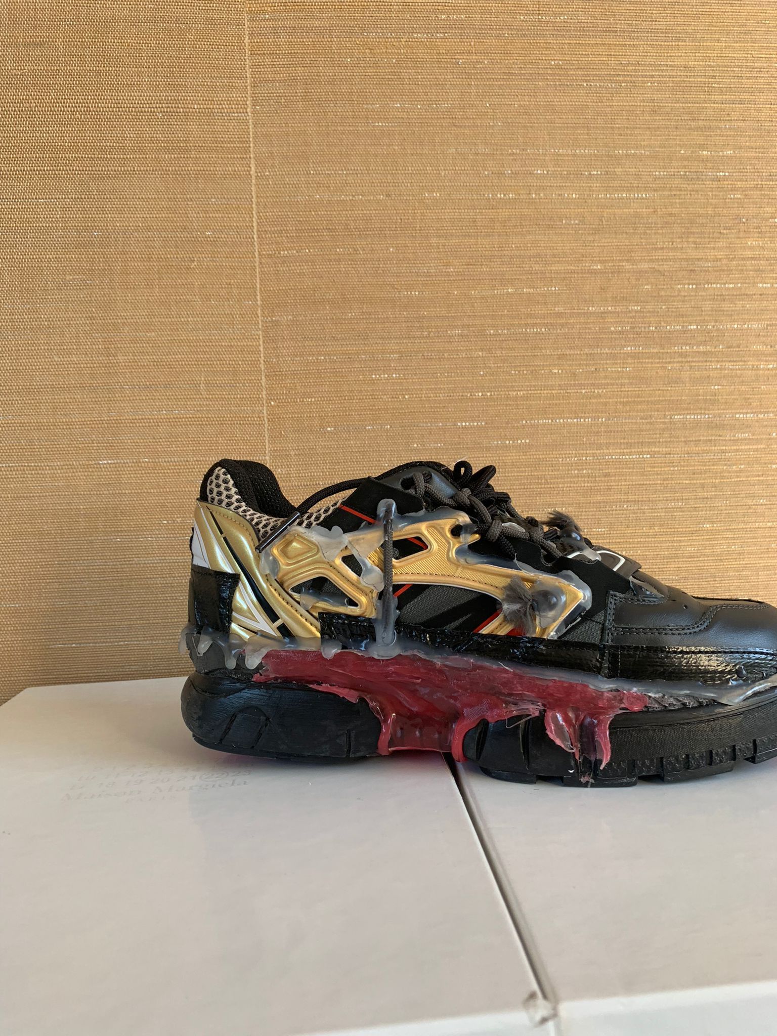 Fusion Sneakers in Black Multicolor