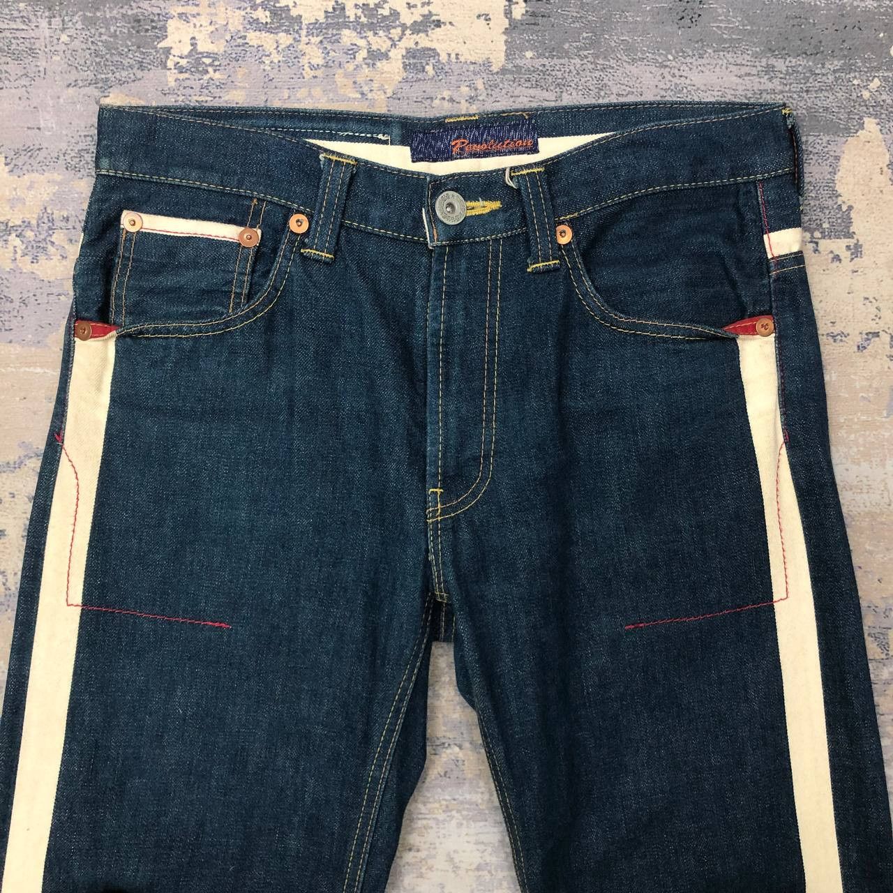Other P180 REVOLUTION BLUE JAPAN DENIM SLIMFIT Size US 32 / EU 48 - 3 Thumbnail