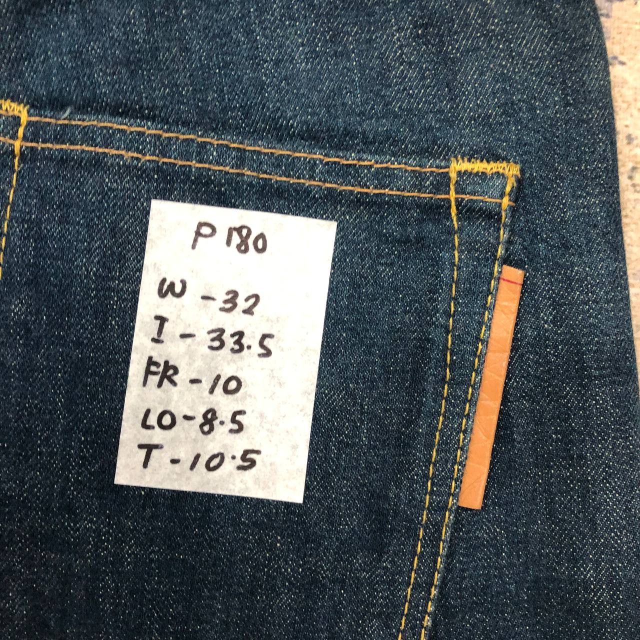 Other P180 REVOLUTION BLUE JAPAN DENIM SLIMFIT Size US 32 / EU 48 - 8 Thumbnail