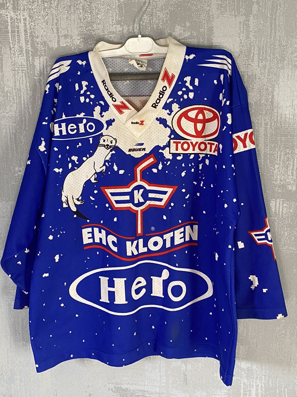 NHL × Vintage EHC Kloten Flyers Ice Hockey Vintage Ochsner Jersey Size m Size US M / EU 48-50 / 2 - 1 Thumbnail