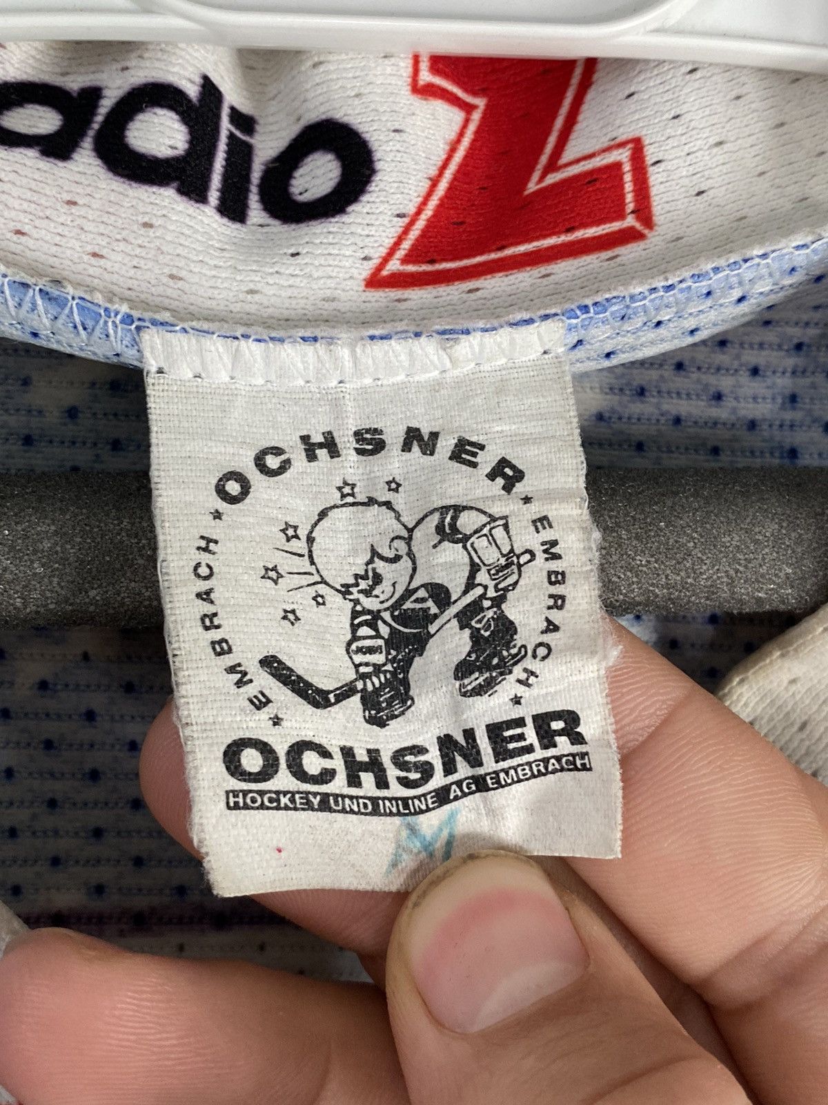NHL × Vintage EHC Kloten Flyers Ice Hockey Vintage Ochsner Jersey Size m Size US M / EU 48-50 / 2 - 3 Thumbnail