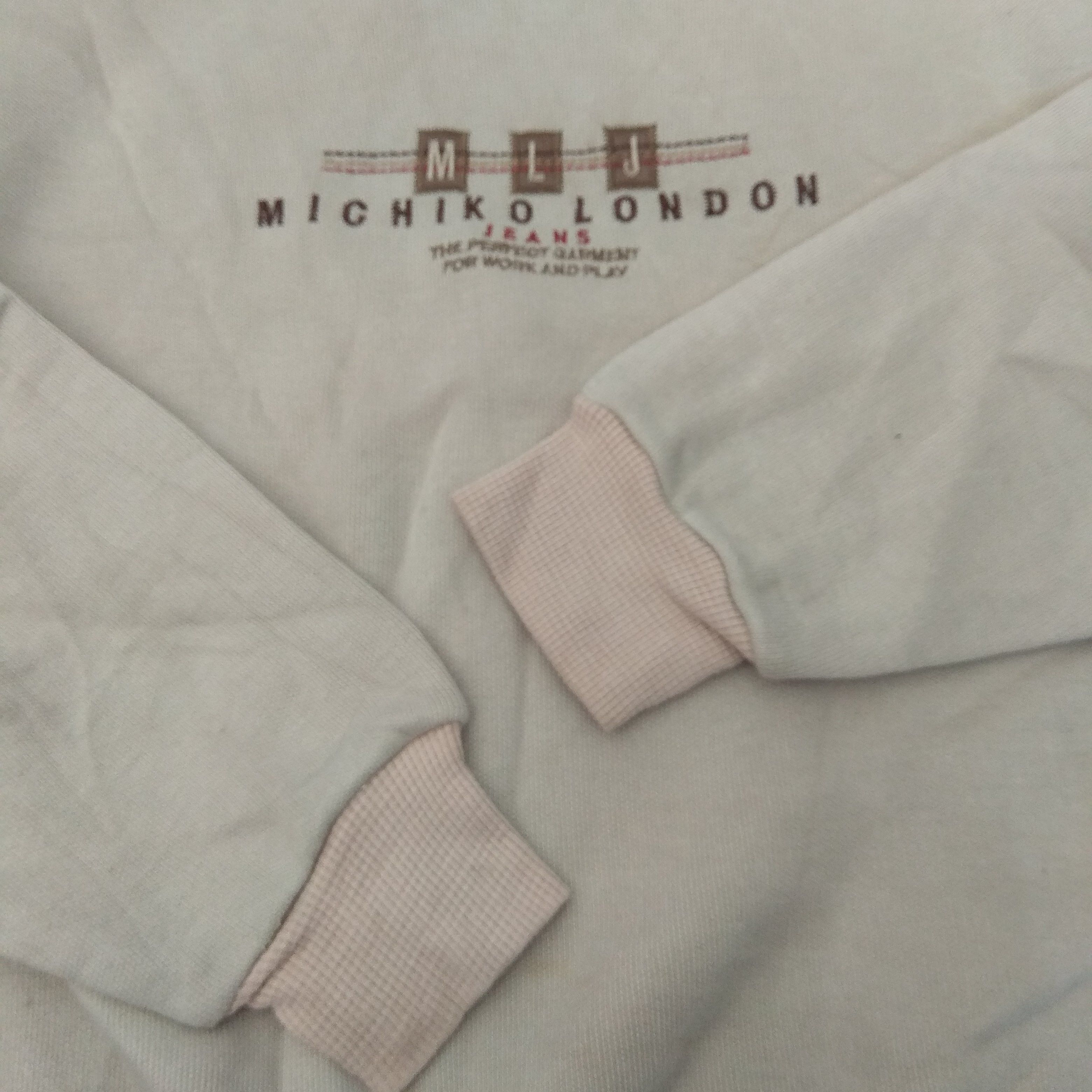 Michiko Koshino Vintage Michiko Koshino London Embroidered Logo Pullover Size US M / EU 48-50 / 2 - 5 Thumbnail