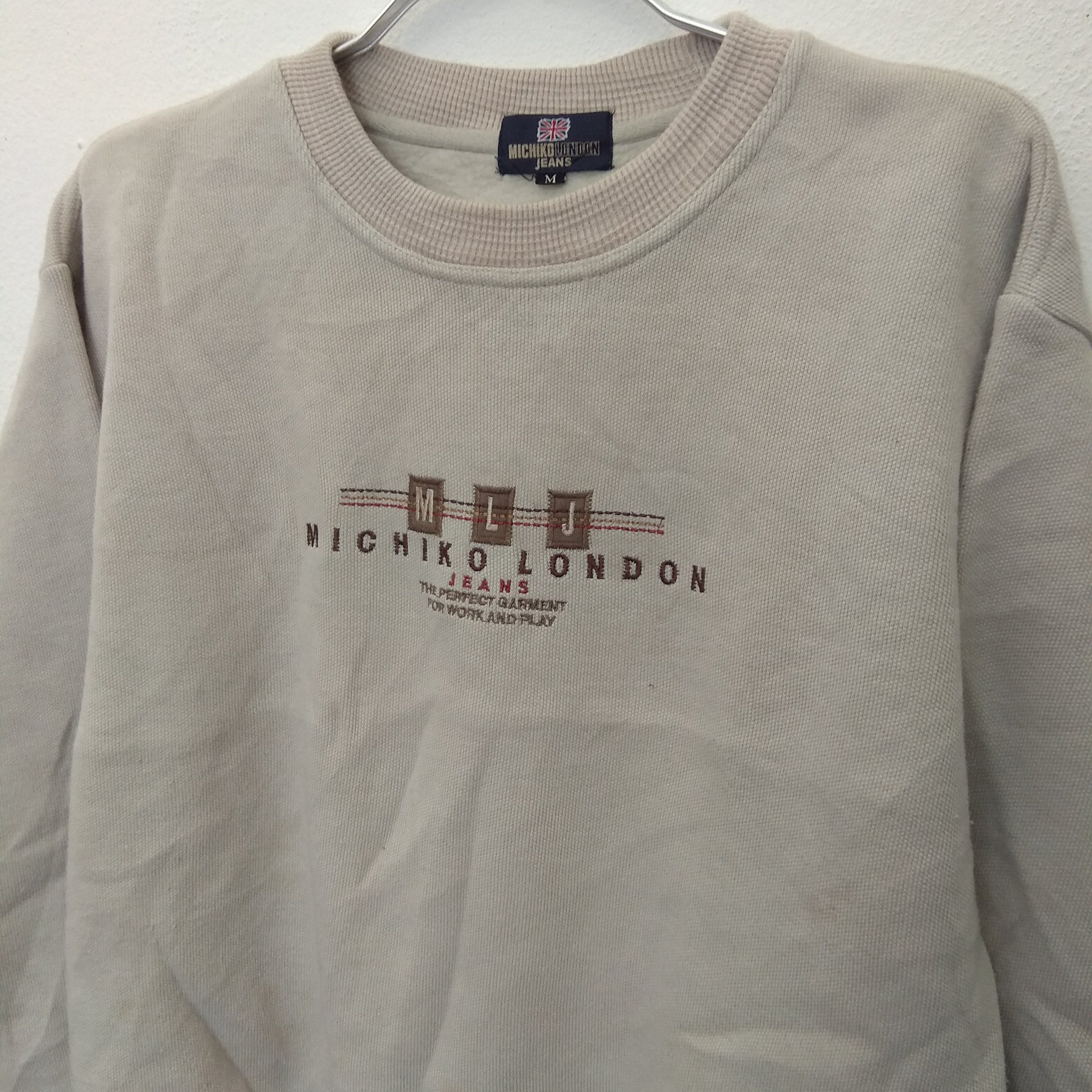 Michiko Koshino Vintage Michiko Koshino London Embroidered Logo Pullover Size US M / EU 48-50 / 2 - 2 Thumbnail