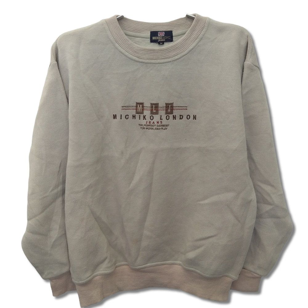Michiko Koshino Vintage Michiko Koshino London Embroidered Logo Pullover Size US M / EU 48-50 / 2 - 1 Thumbnail