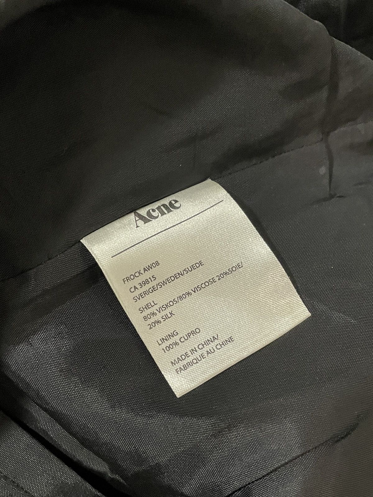 Acne Studios × Designer Acne Studios luxury black dress Size XS / US 0-2 / IT 36-38 - 7 Thumbnail