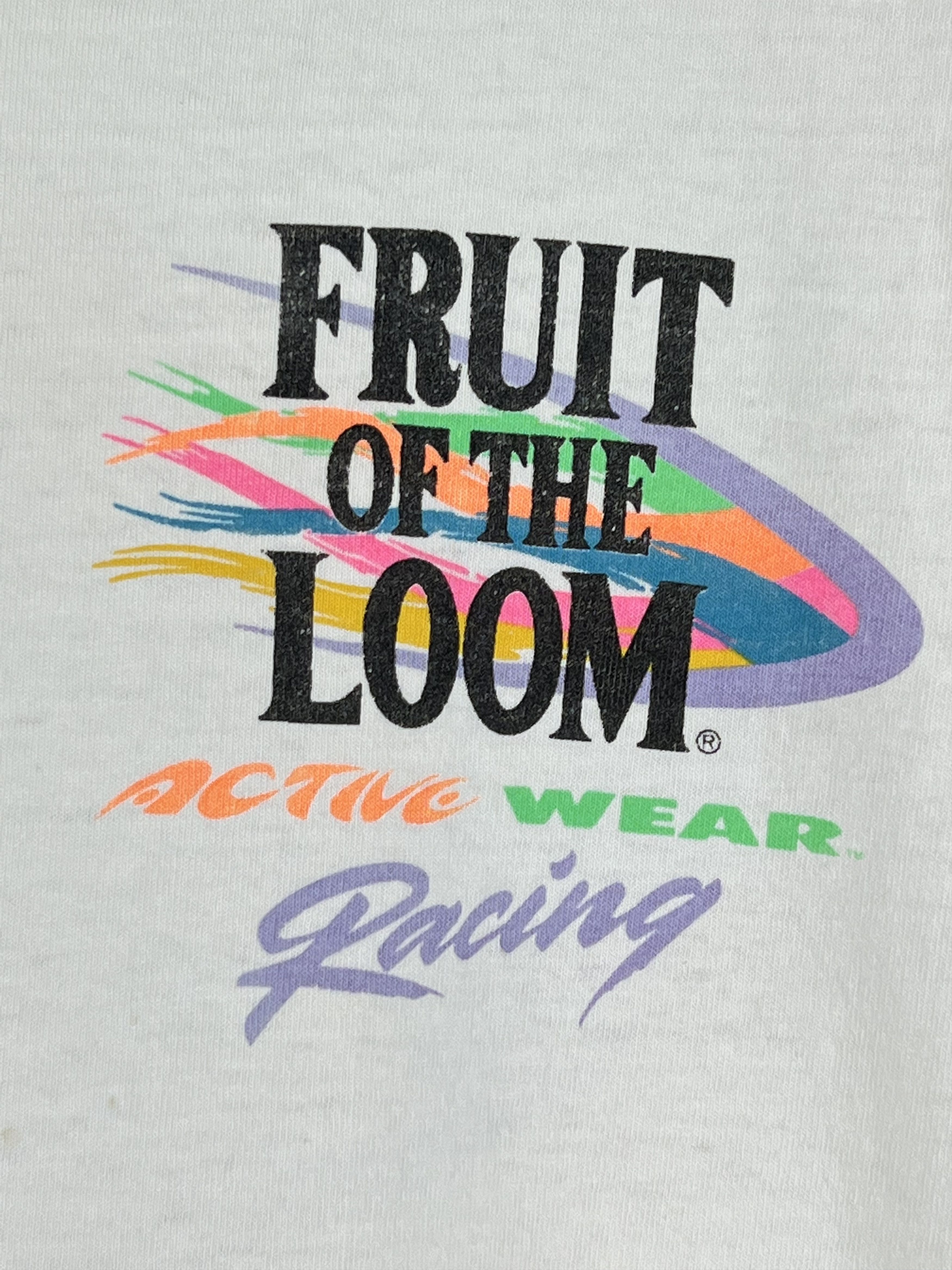 Vintage GTMD571 Vintage 90s Fruit of the Loom Active Wear Racing Size US XL / EU 56 / 4 - 12 Thumbnail