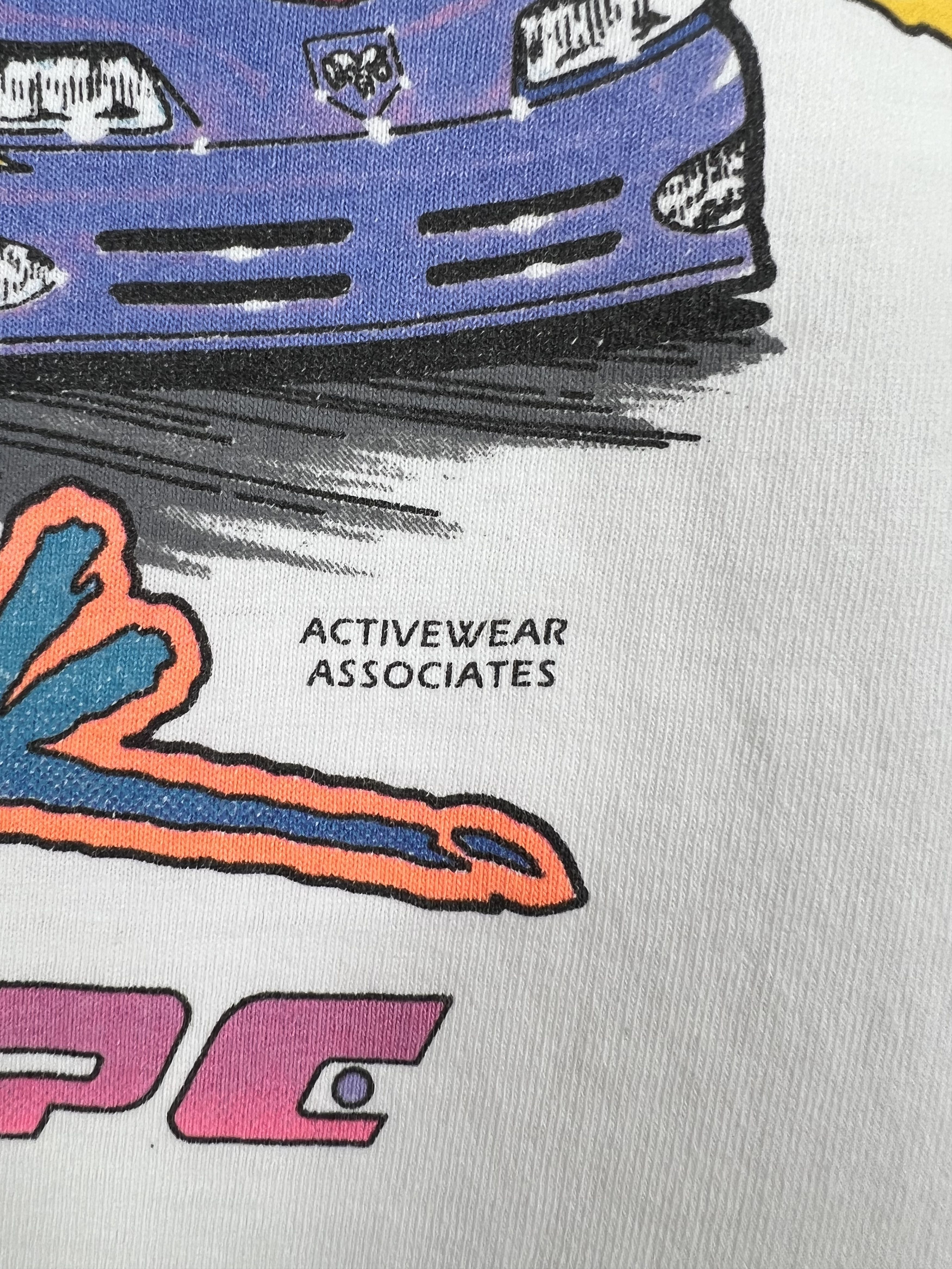 Vintage GTMD571 Vintage 90s Fruit of the Loom Active Wear Racing Size US XL / EU 56 / 4 - 3 Thumbnail