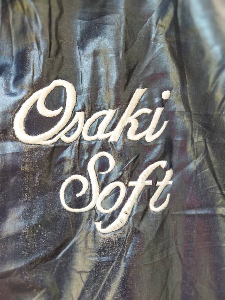 Japanese Brand × Vintage 🐱‍👤BEST OFFER🐱‍👤 RARE VTG OSAKI SOFTBALL VARSITY JACKET Size US L / EU 52-54 / 3 - 3 Thumbnail
