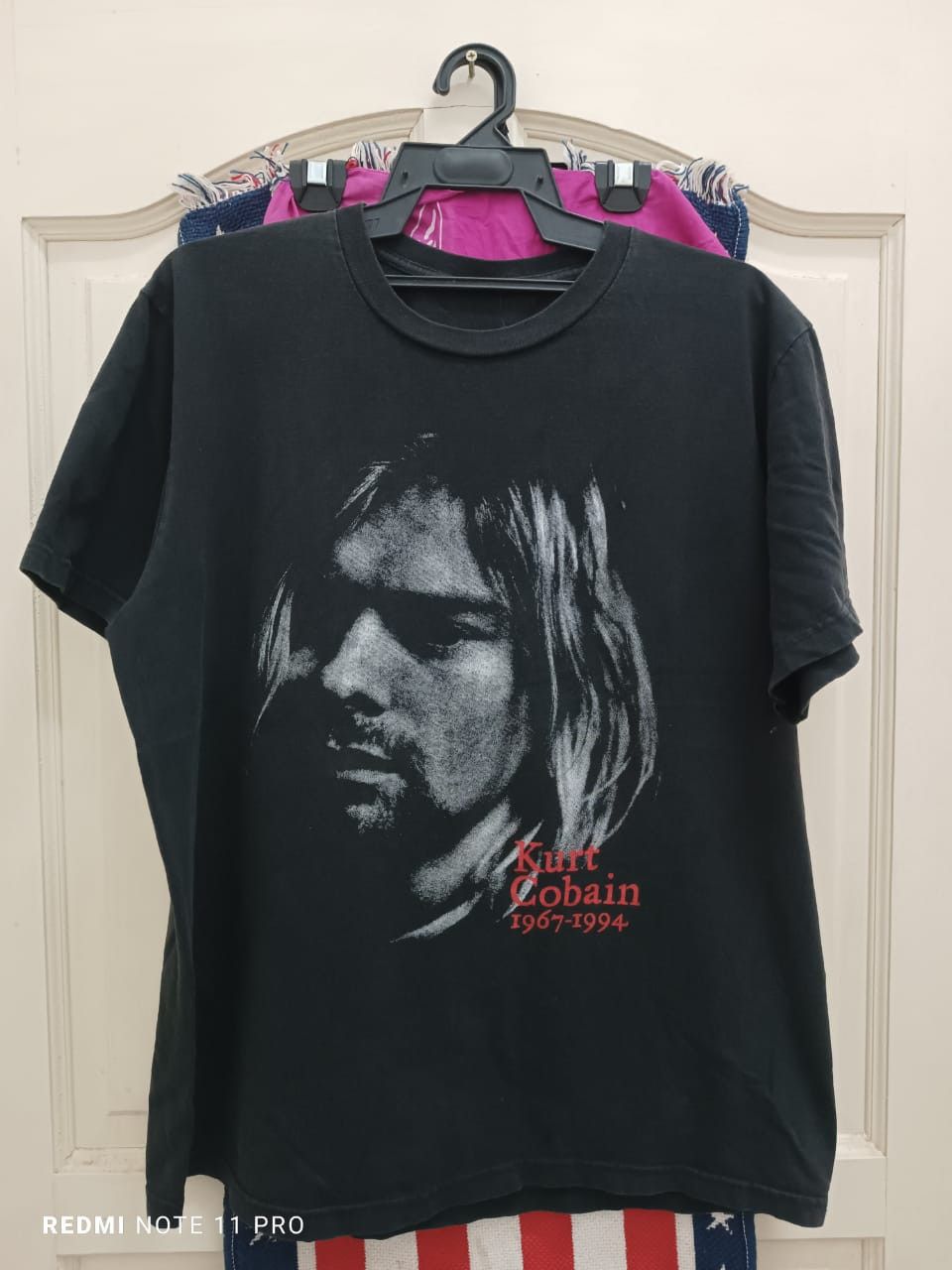 Band Tees × Nirvana × Vintage VINTAGE KURT COBAIN TSHIRT NIRVANA Size US L / EU 52-54 / 3 - 1 Thumbnail