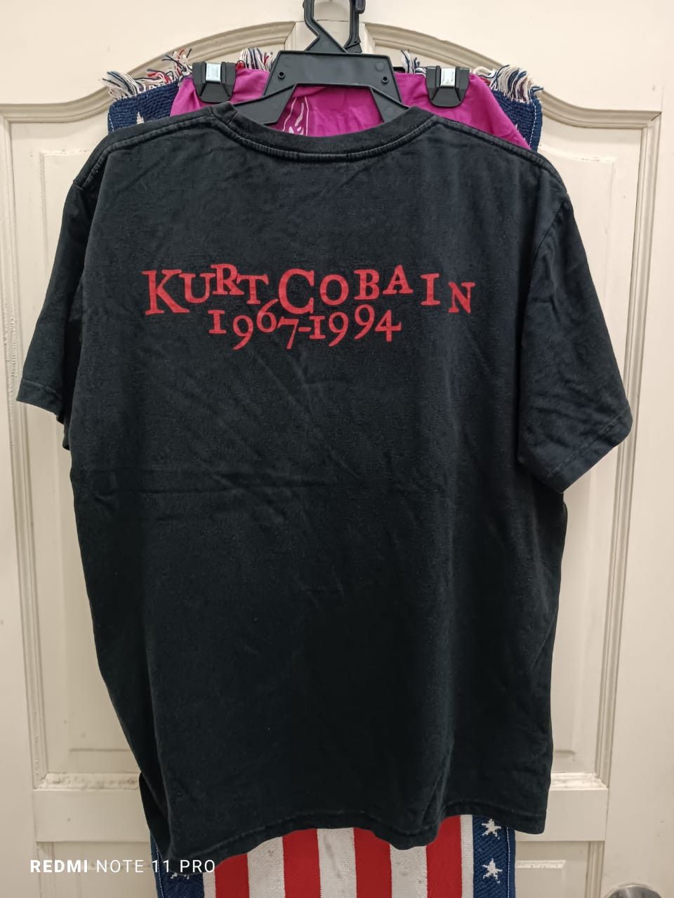 Band Tees × Nirvana × Vintage VINTAGE KURT COBAIN TSHIRT NIRVANA Size US L / EU 52-54 / 3 - 4 Thumbnail