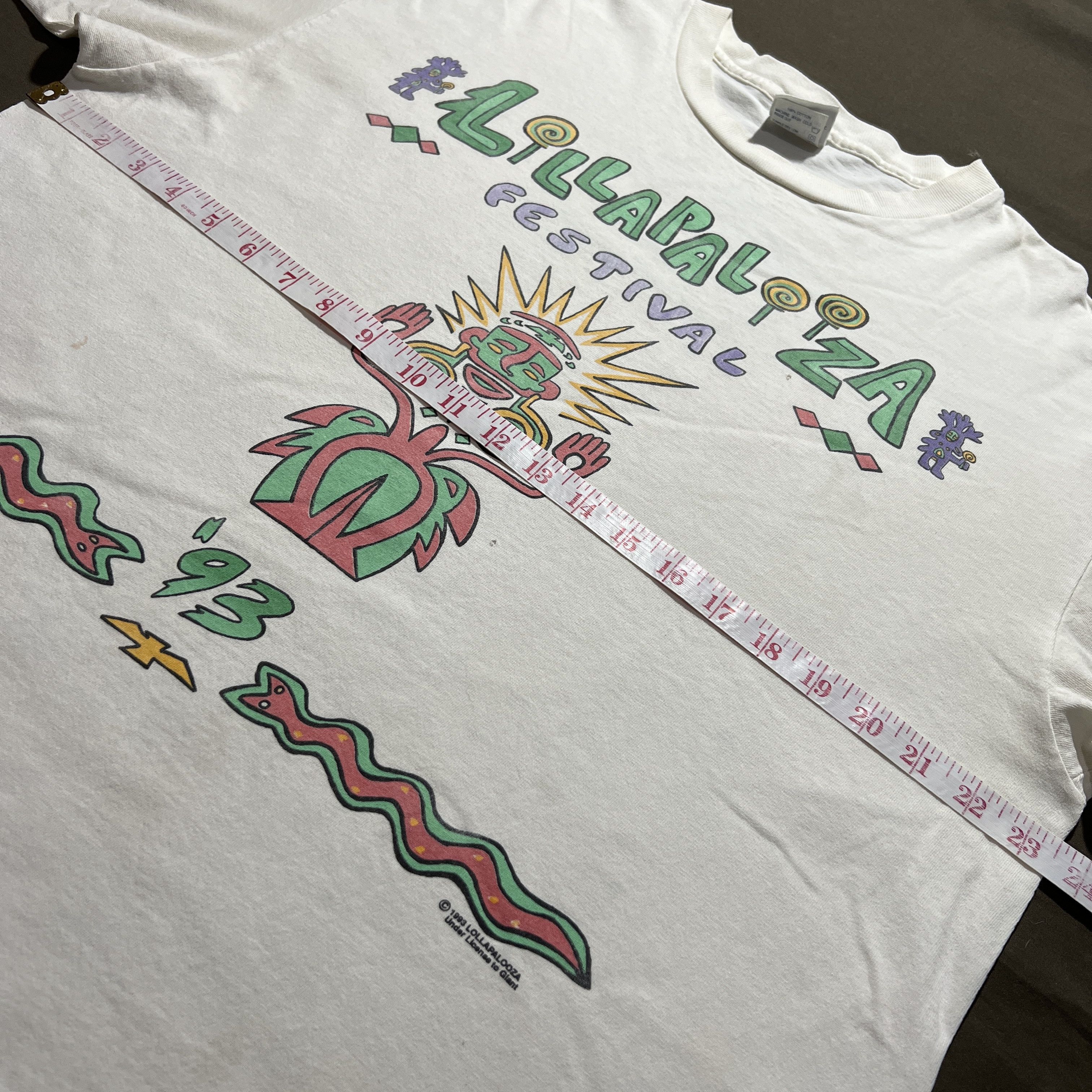 Band Tees × Vintage Vintage 90s 1993 Lollapalooza Promo Tee XL Size US XL / EU 56 / 4 - 16 Thumbnail