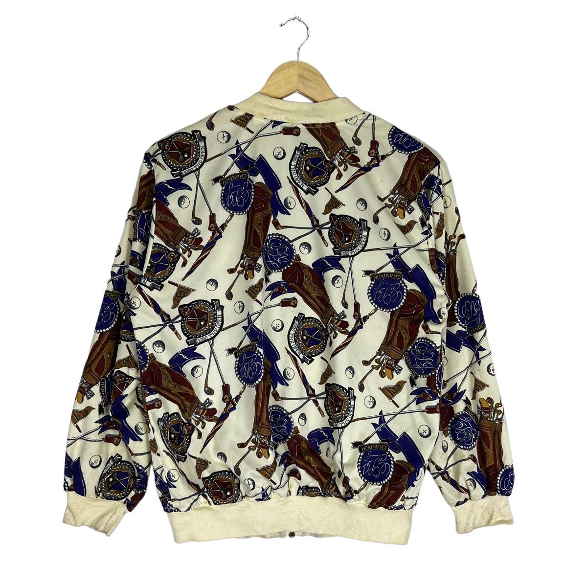 Japanese Brand Lacofonelli baroque over print bomber jacket Size L / US 10 / IT 46 - 5 Thumbnail