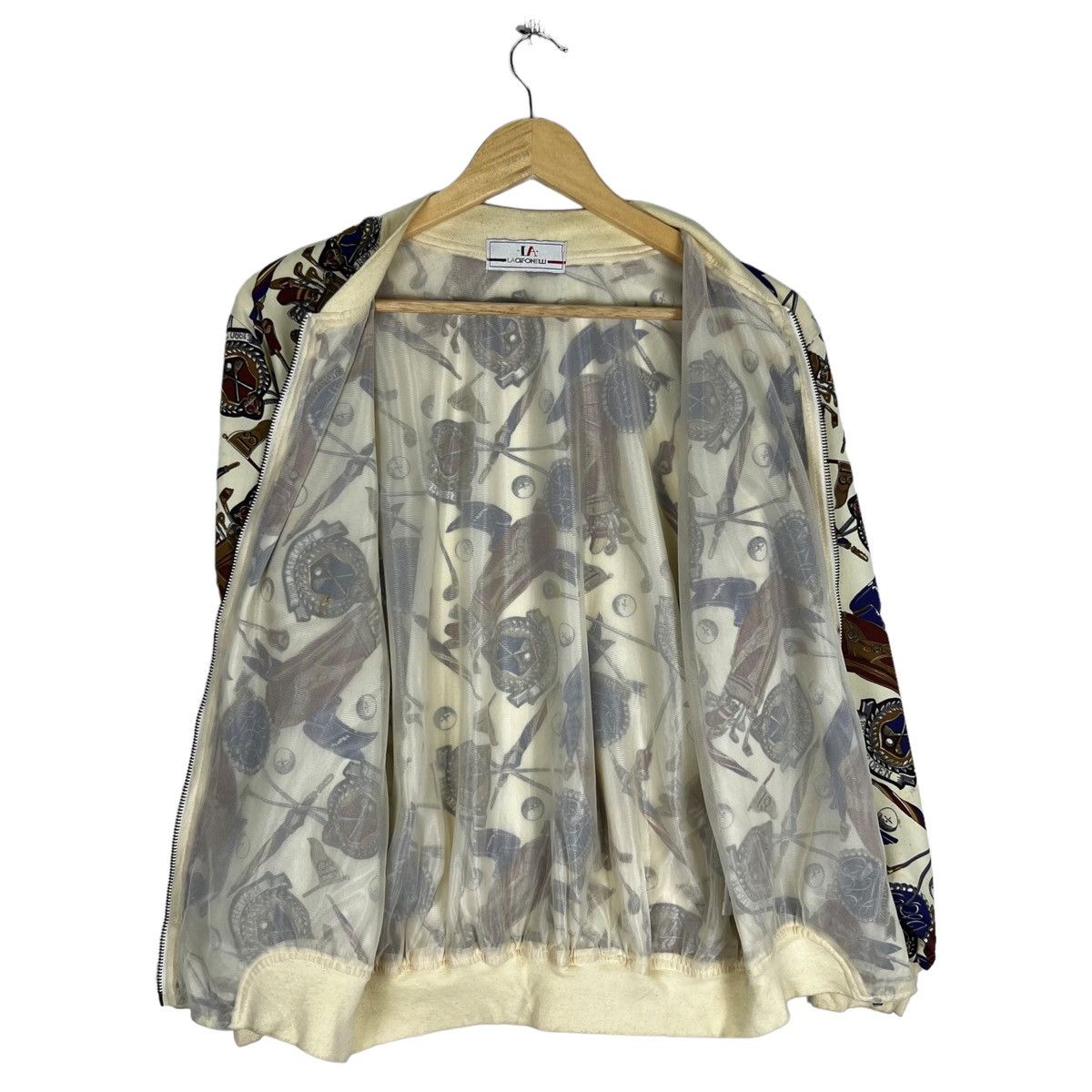 Japanese Brand Lacofonelli baroque over print bomber jacket Size L / US 10 / IT 46 - 6 Thumbnail