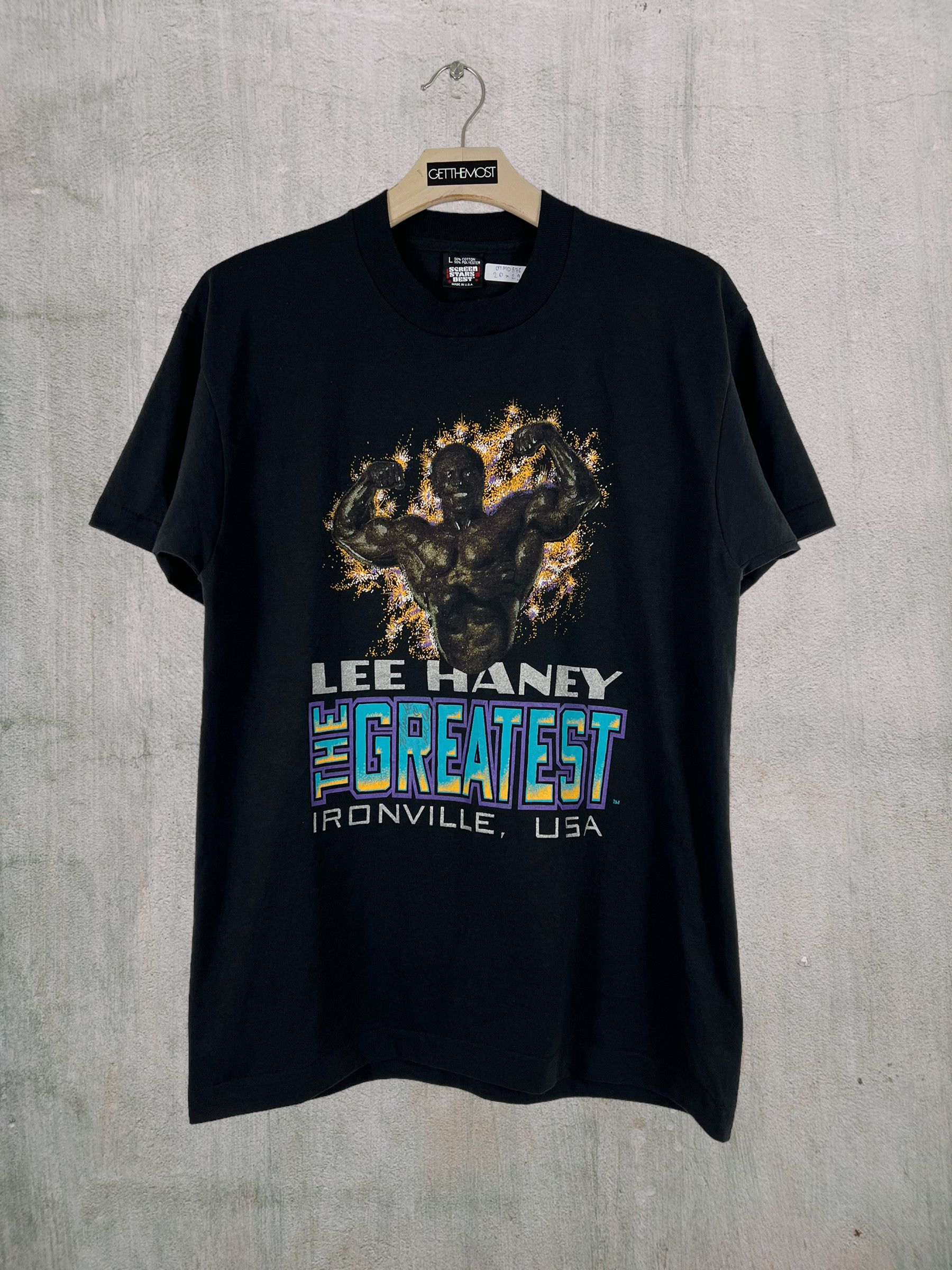 Vintage Vintage 80s Lee Haney Bodybuilder Champs (L) GTMD576 Size US L / EU 52-54 / 3 - 1 Thumbnail
