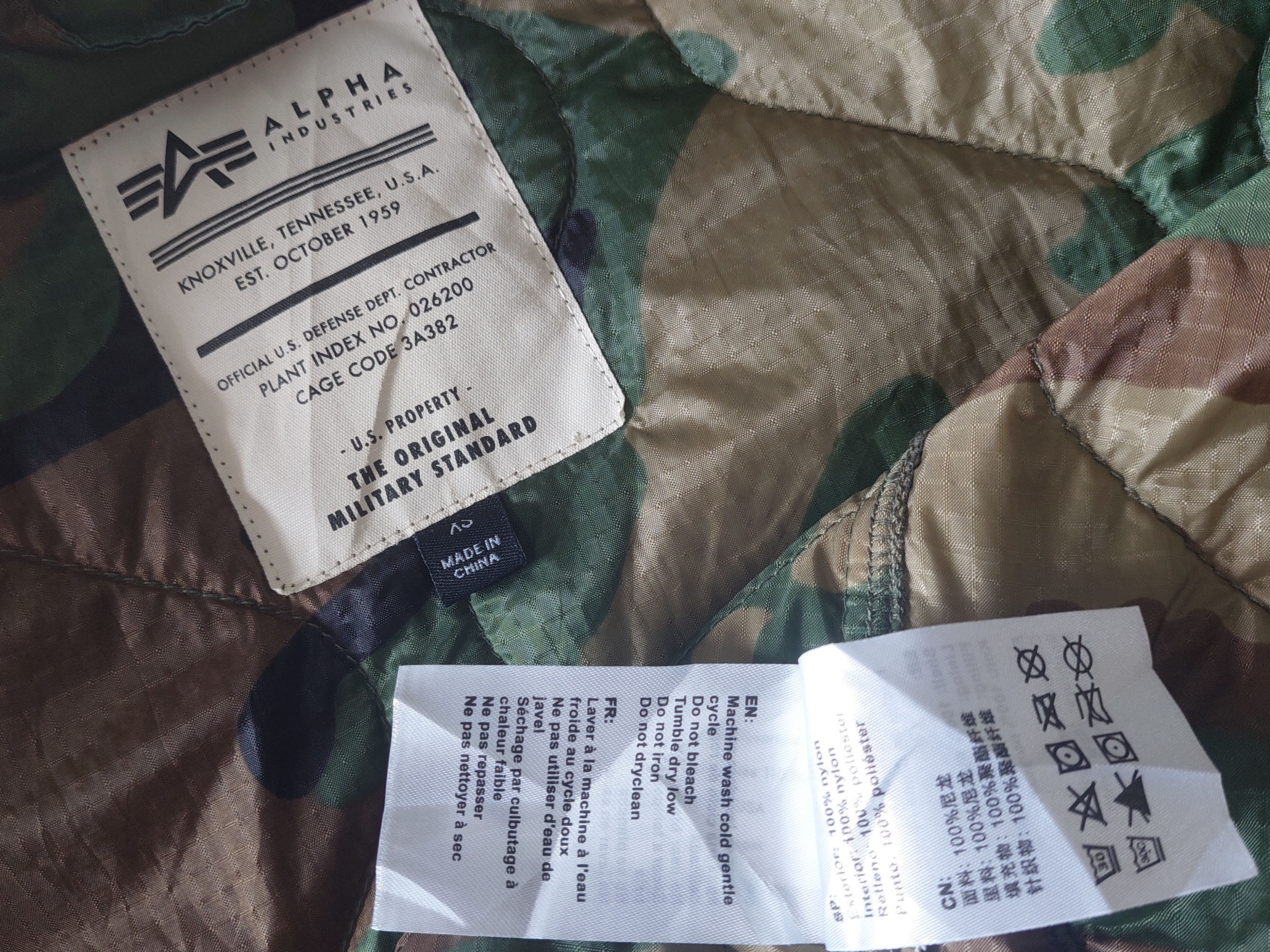 Alpha Industries Alpha Industries Defender Lining Jacket USA Size US M / EU 48-50 / 2 - 7 Thumbnail