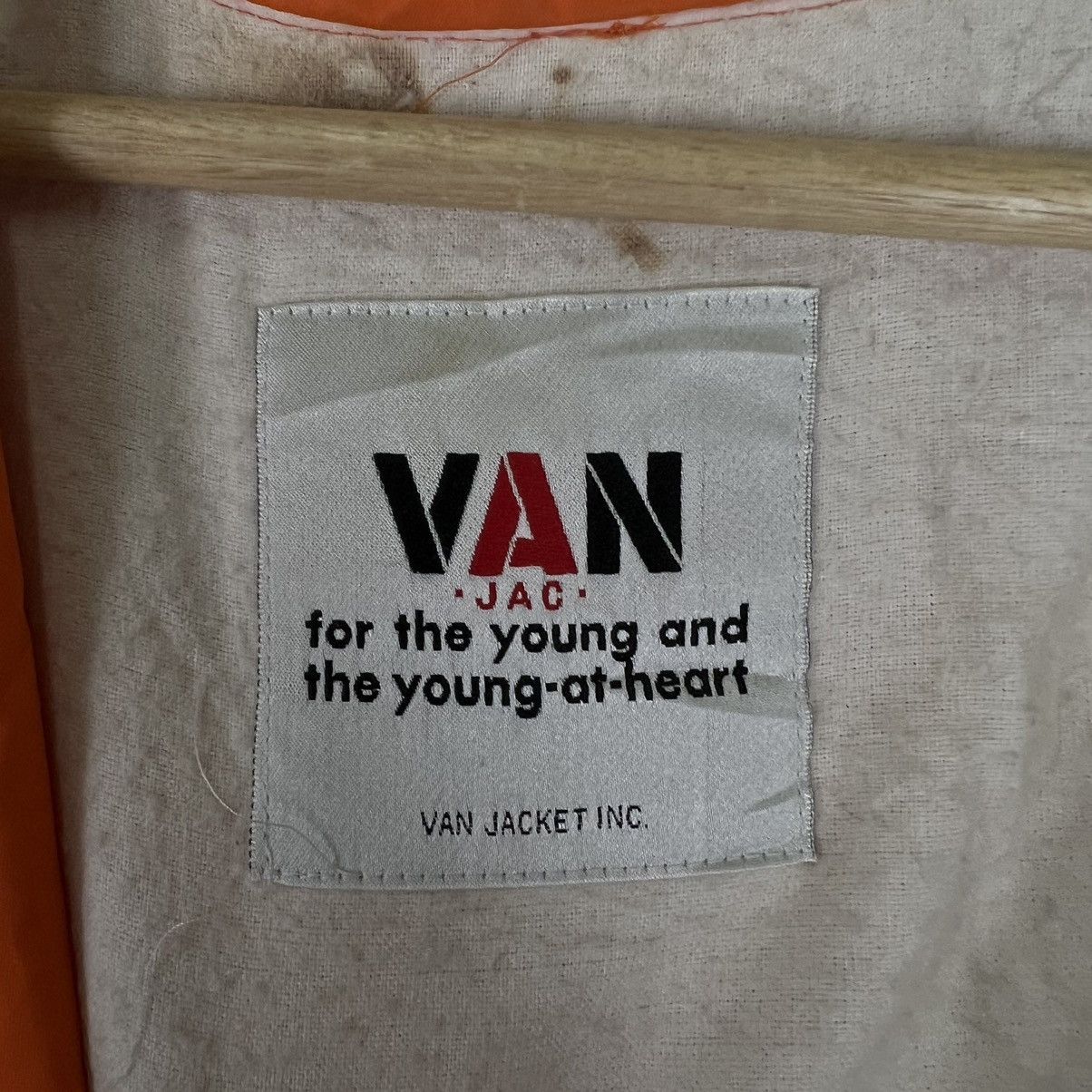 Japanese Brand VINTAGE SURVIVAL JACKET BIG LOGO VAN JAC JAPAN MADE Size US M / EU 48-50 / 2 - 9 Thumbnail