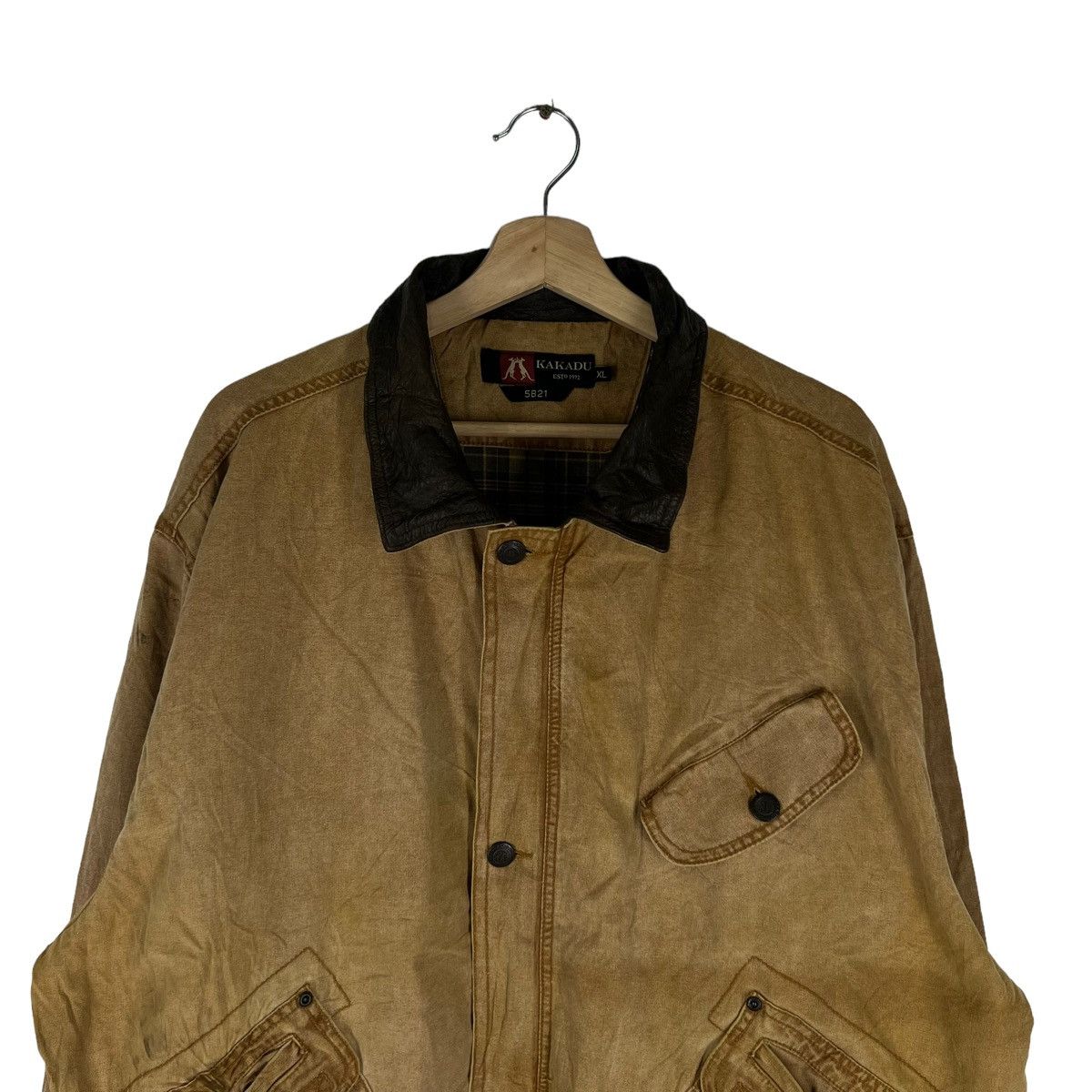 Japanese Brand RARE BOMBER JACKET KAKADU SUIDE DESIGN CARGO MULTI POCKET Size US XL / EU 56 / 4 - 2 Thumbnail