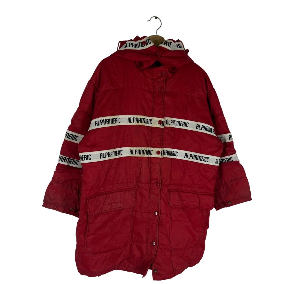Japanese Brand VINTAGE LONG JACKET ALPHA MERIC JAPAN MADE SIDE TAPE DESIGN Size US M / EU 48-50 / 2 - 3 Thumbnail