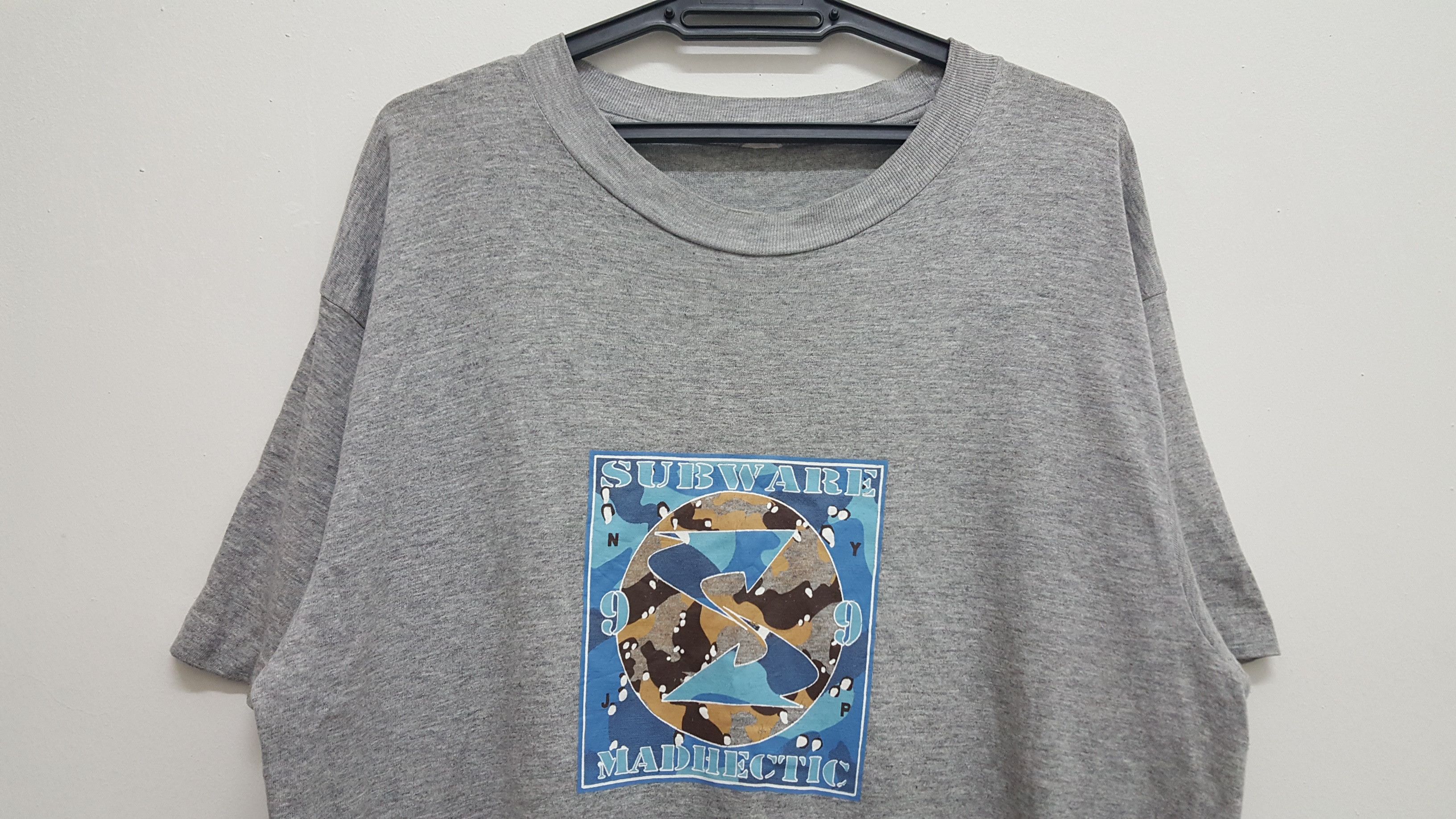 Subware 🔥🔥🔥 1999 SUBWARE NY x MADHECTIC JP RARE STREETWARE TEE Size US L / EU 52-54 / 3 - 6 Thumbnail