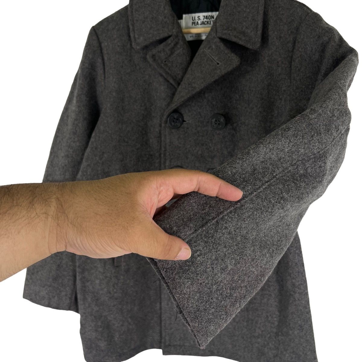 Schott VINTAGE U.S. 740N PEA JACKET DOUBLE BREAST MADE IN USA Size US M / EU 48-50 / 2 - 6 Thumbnail