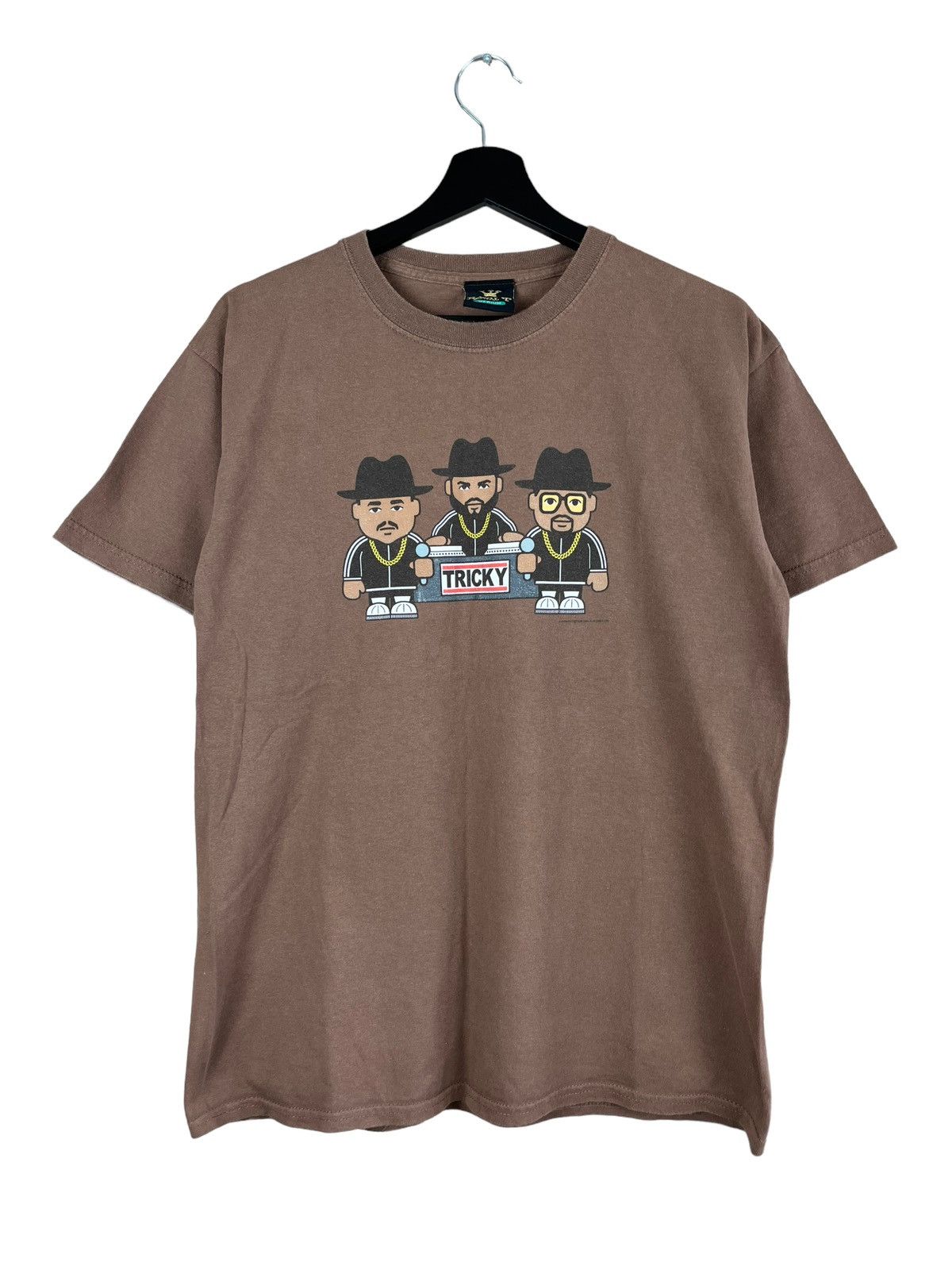 RUN DMC Vintage Run DMC Style Rap T-shirt Brown Size US M / EU 48-50 / 2 - 1 Thumbnail