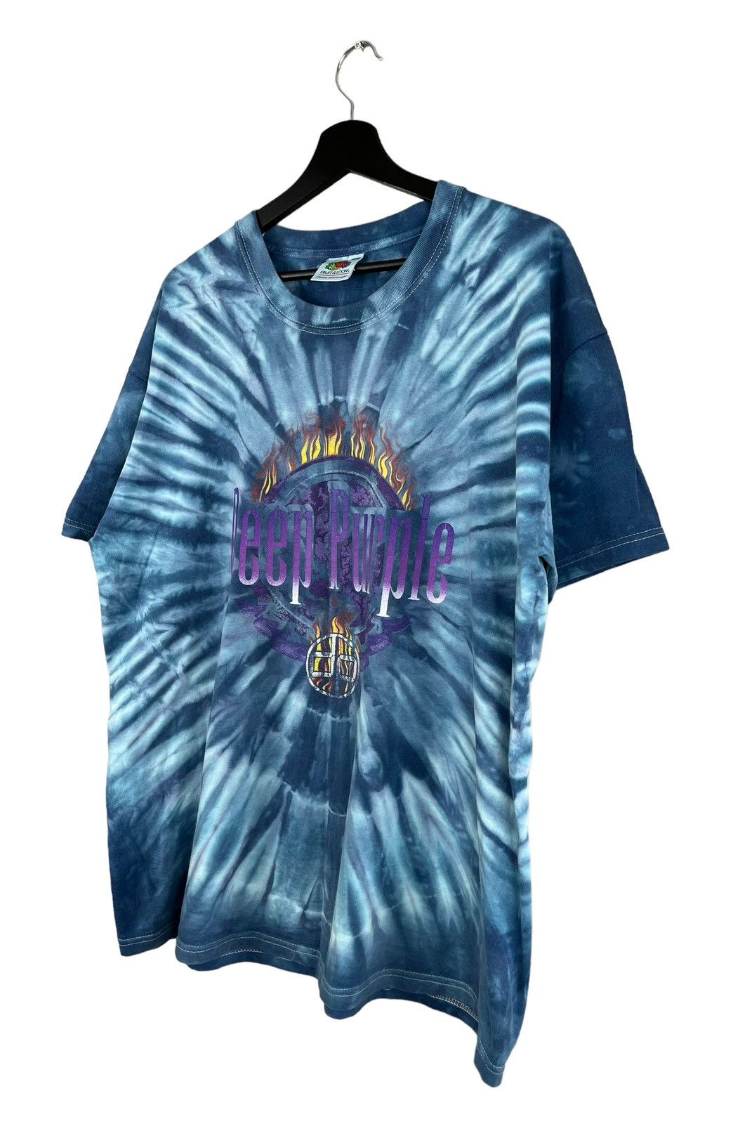 Band Tees × Vintage Vintage Deep Purple 2004 Tour Tie Dye T-Shirt Size US XL / EU 56 / 4 - 2 Thumbnail
