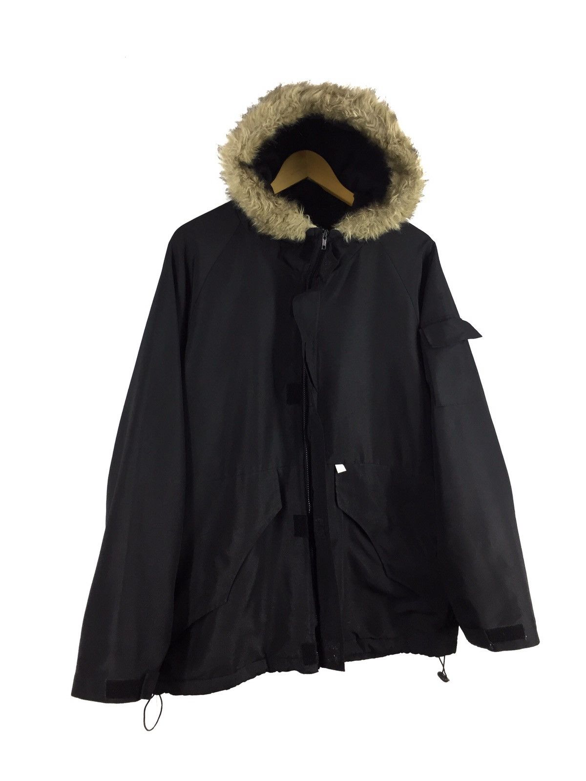 GOODENOUGH GDEH Hiroshi Fujiwara Hooded Fur Jacket Size US XL / EU 56 / 4 - 3 Thumbnail