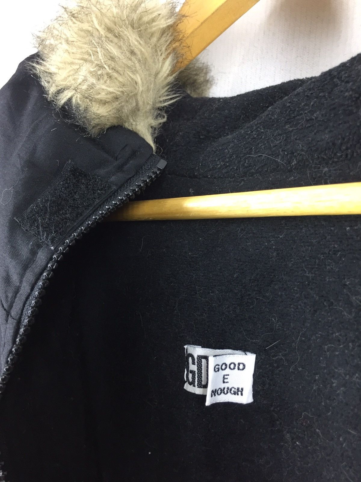 GOODENOUGH GDEH Hiroshi Fujiwara Hooded Fur Jacket Size US XL / EU 56 / 4 - 6 Thumbnail