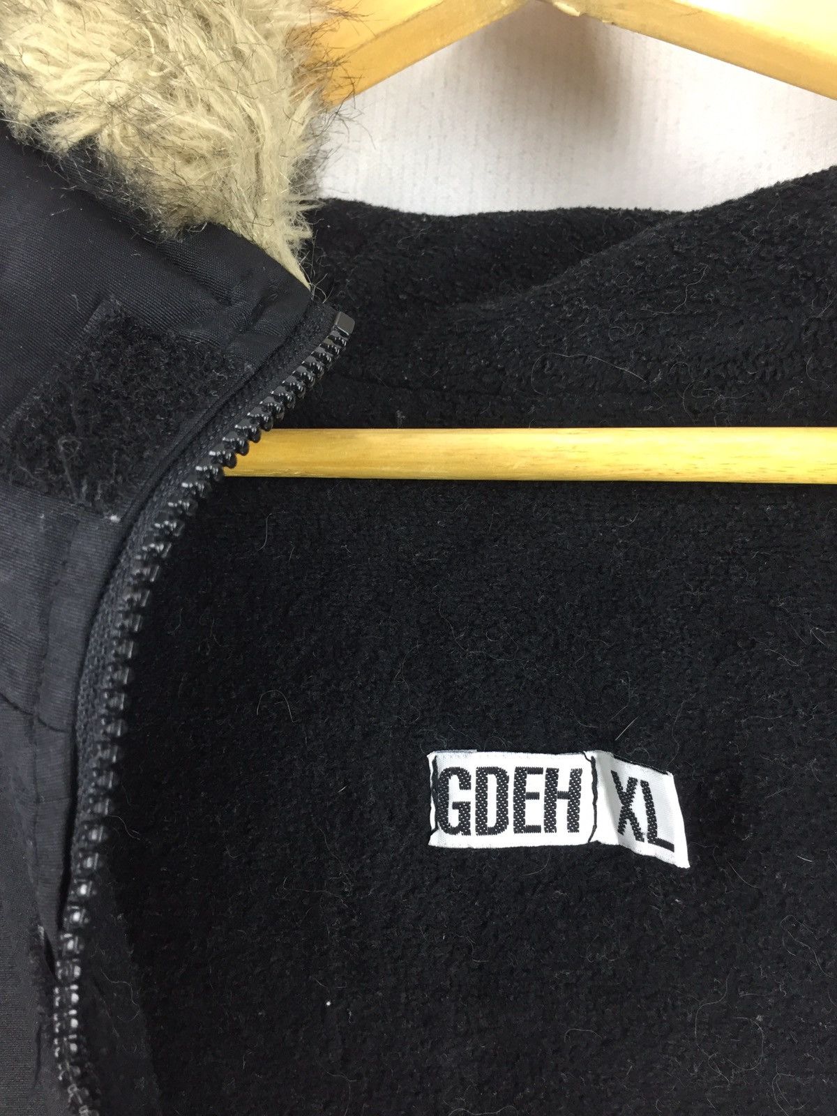 GOODENOUGH GDEH Hiroshi Fujiwara Hooded Fur Jacket Size US XL / EU 56 / 4 - 7 Thumbnail