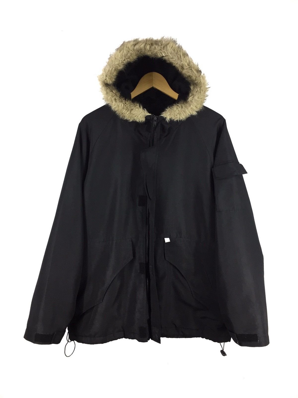 GDEH Hiroshi Fujiwara Hooded Fur Jacket