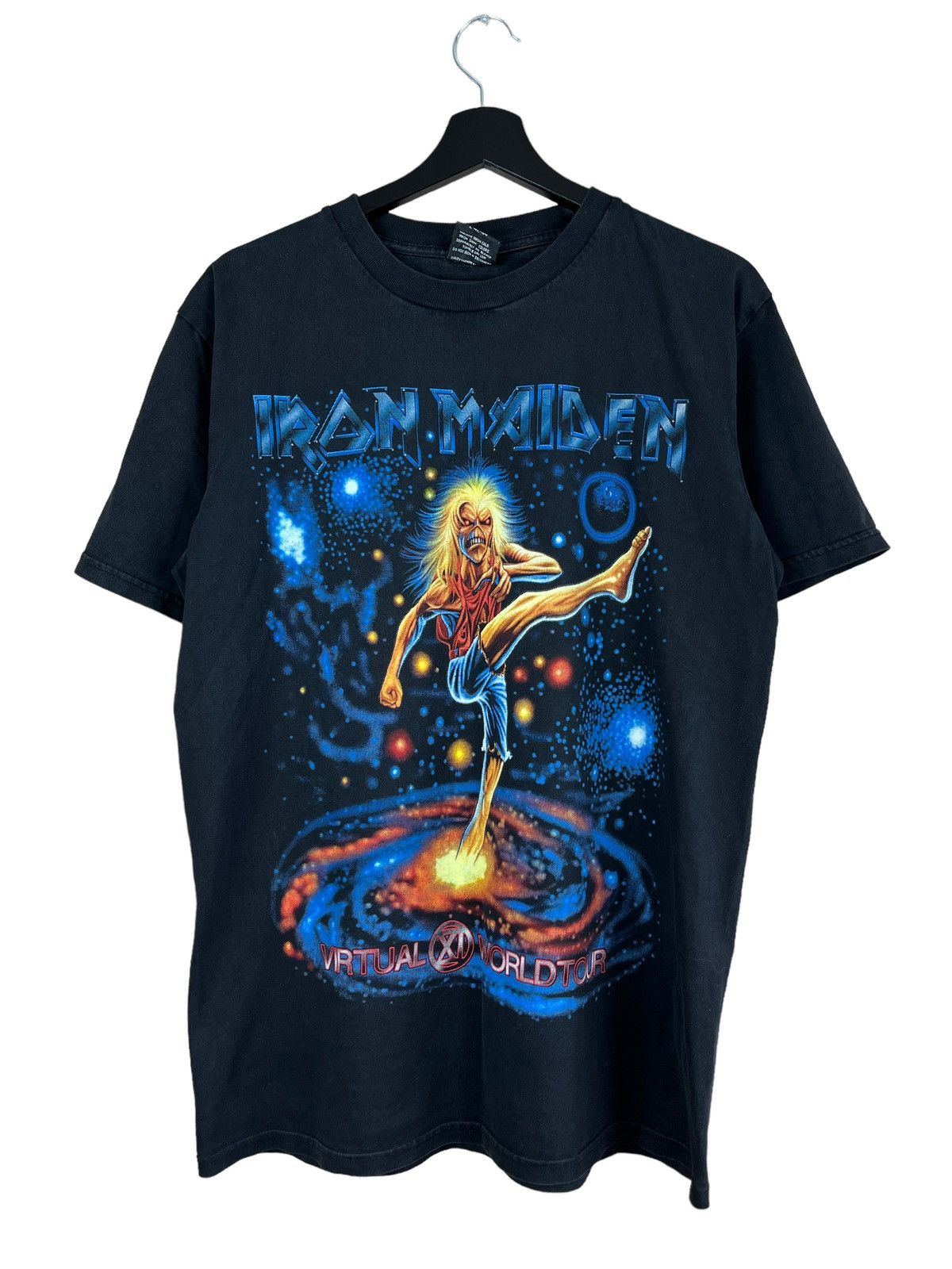 Band Tees × Iron Maiden × Vintage Iron Maiden Virtual Xl World