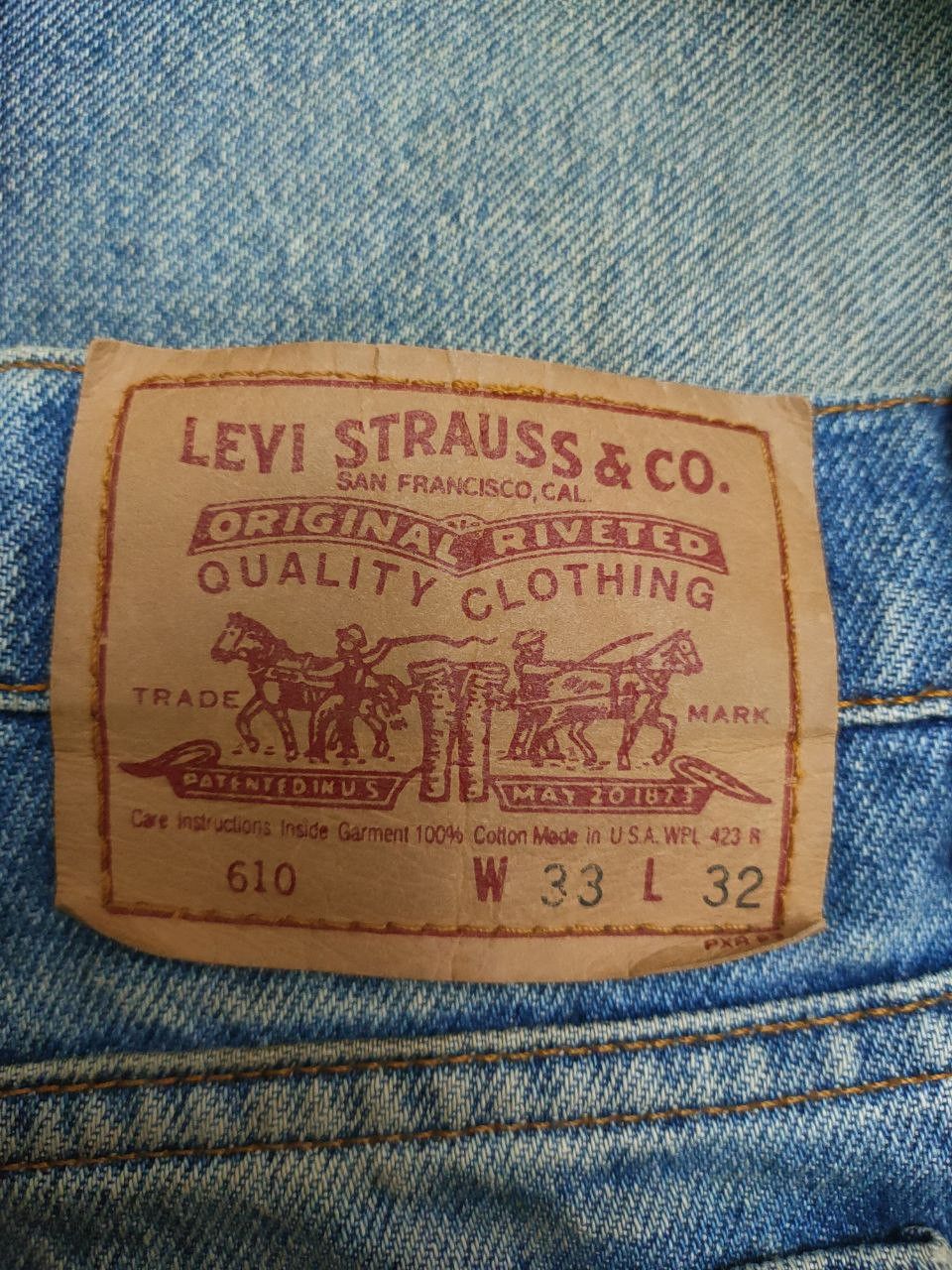 Levi's Vintage MudWash Levis 610 Made in USA Size US 32 / EU 48 - 3 Thumbnail