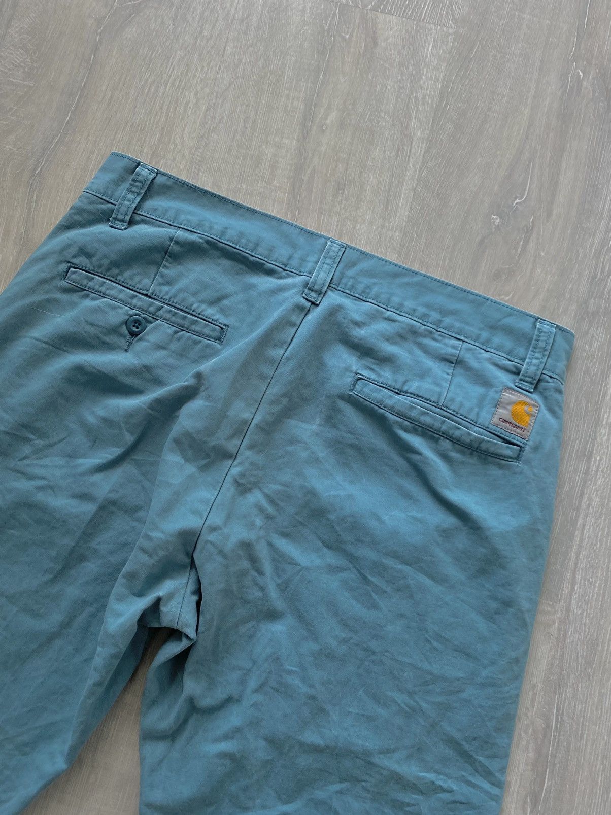Carhartt × Vintage Carhartt vintage prime pant chino pants 31x34 turquoise Size US 31 - 1 Thumbnail