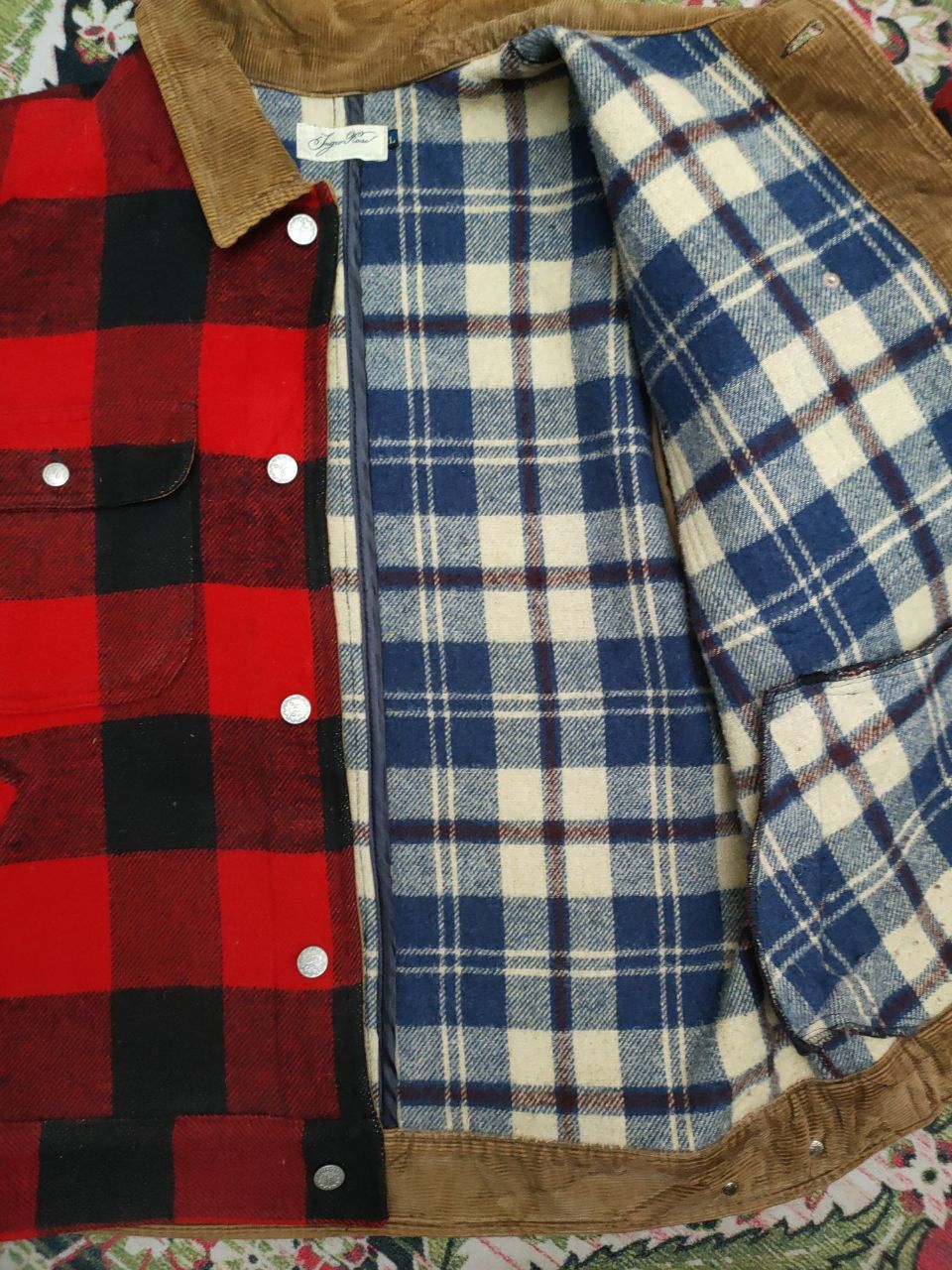 Flannel 💥LAST CALL💥 Vintage Checkered Flannel Jacket Size US L / EU 52-54 / 3 - 3 Thumbnail
