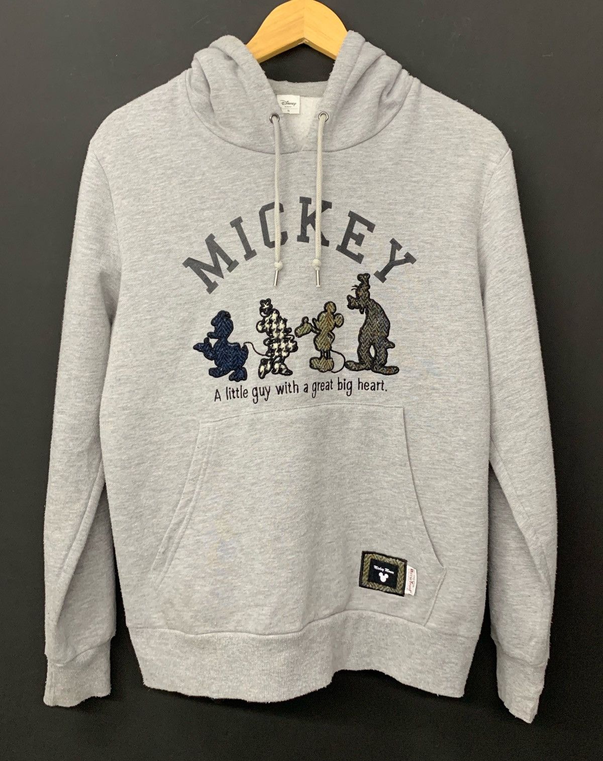 Disney × Japanese Brand ☃️ Mickey Mouse ❌ Harris Tweed Hooded Sweatshirts Size US S / EU 44-46 / 1 - 1 Thumbnail