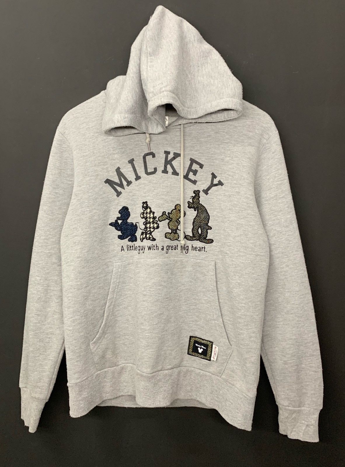 Disney × Japanese Brand ☃️ Mickey Mouse ❌ Harris Tweed Hooded Sweatshirts Size US S / EU 44-46 / 1 - 2 Thumbnail