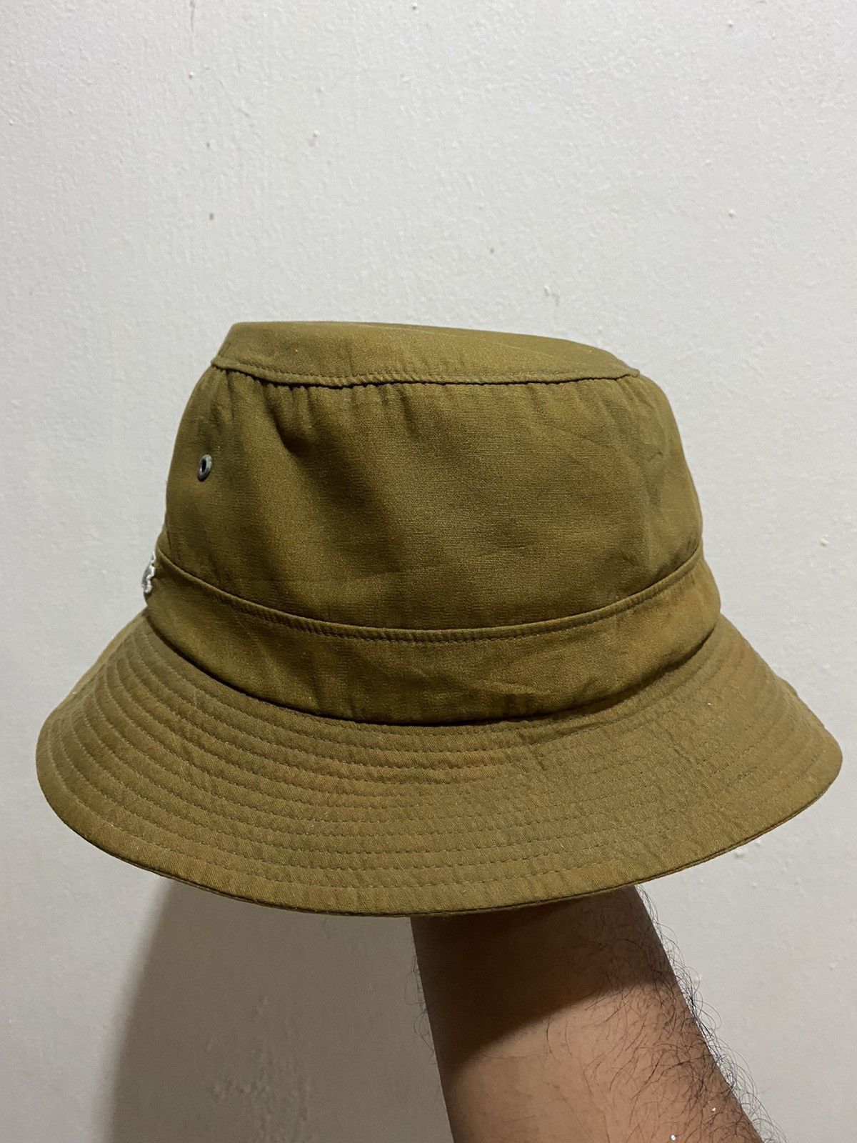 Lacoste × Vintage VTG Lacoste Olive Green Bucket Hat Size ONE SIZE - 3 Thumbnail