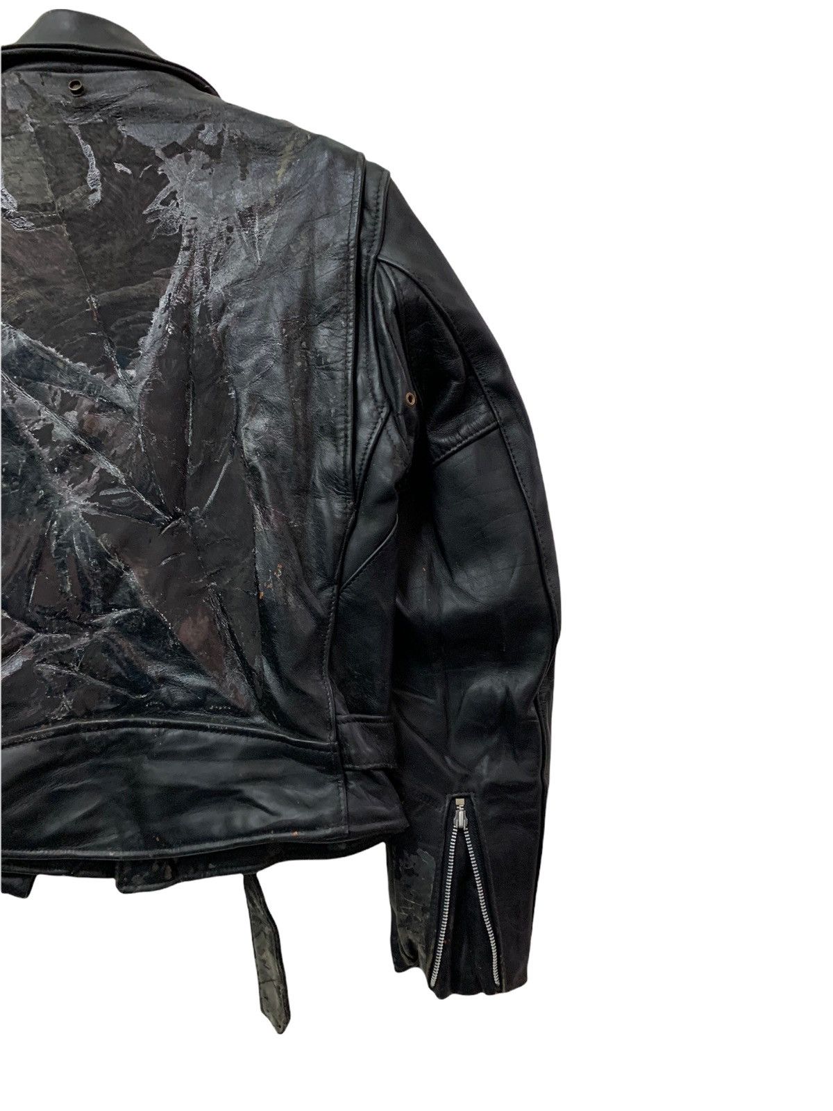 Schott 🔥VERY WORN SCHOTTPERFECTO DOUBLE COLLAR BIKERS JACKETS Size US M / EU 48-50 / 2 - 10 Thumbnail