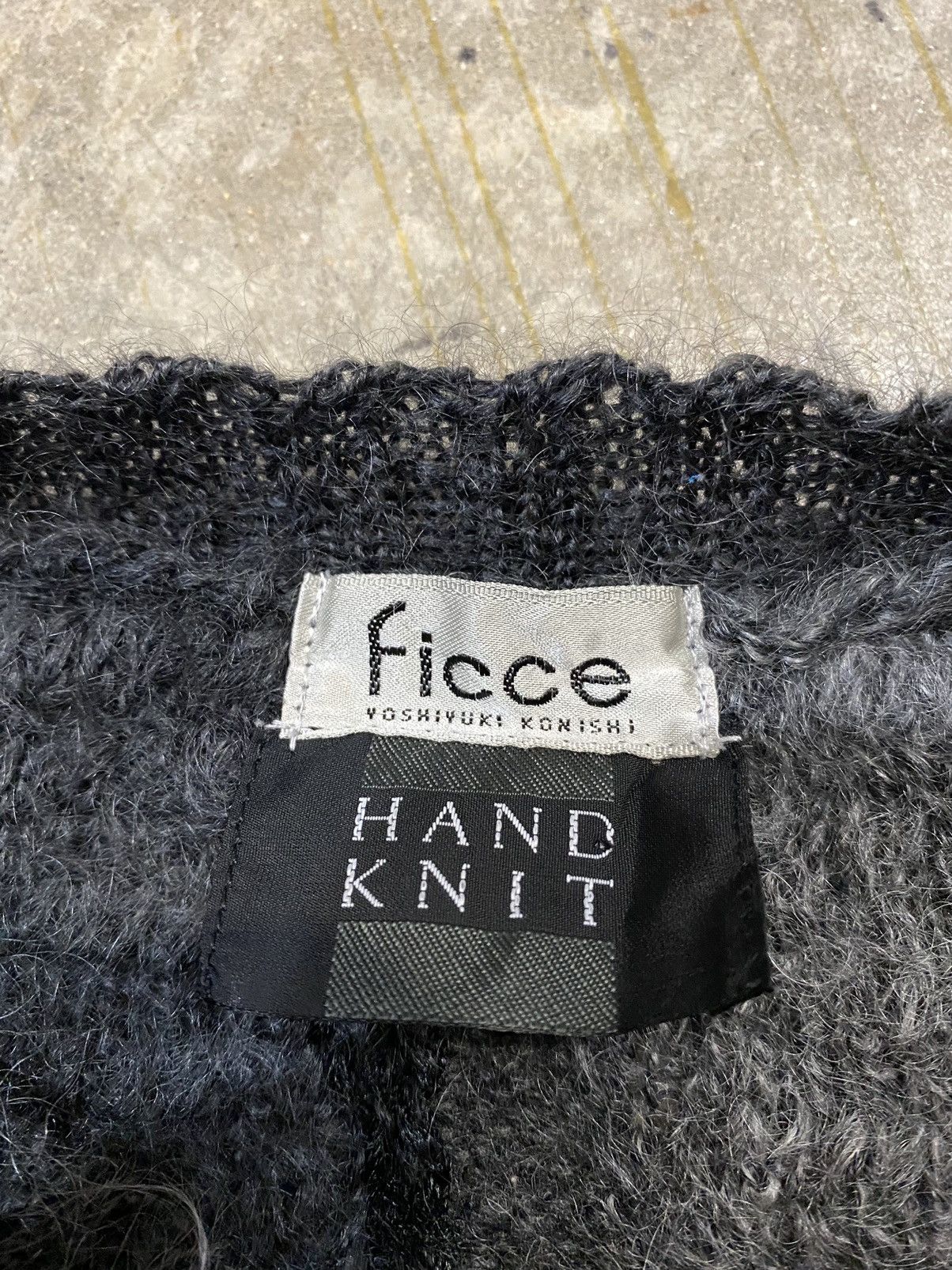 Yoshiyuki Konishi 90s FICCE HAND Knit mesh mohair destroy Size US XL / EU 56 / 4 - 16 Thumbnail