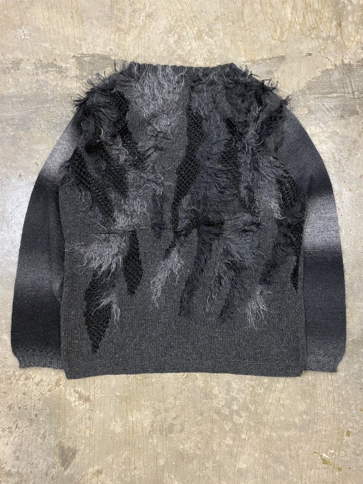 Yoshiyuki Konishi 90s FICCE HAND Knit mesh mohair destroy Size US XL / EU 56 / 4 - 14 Thumbnail