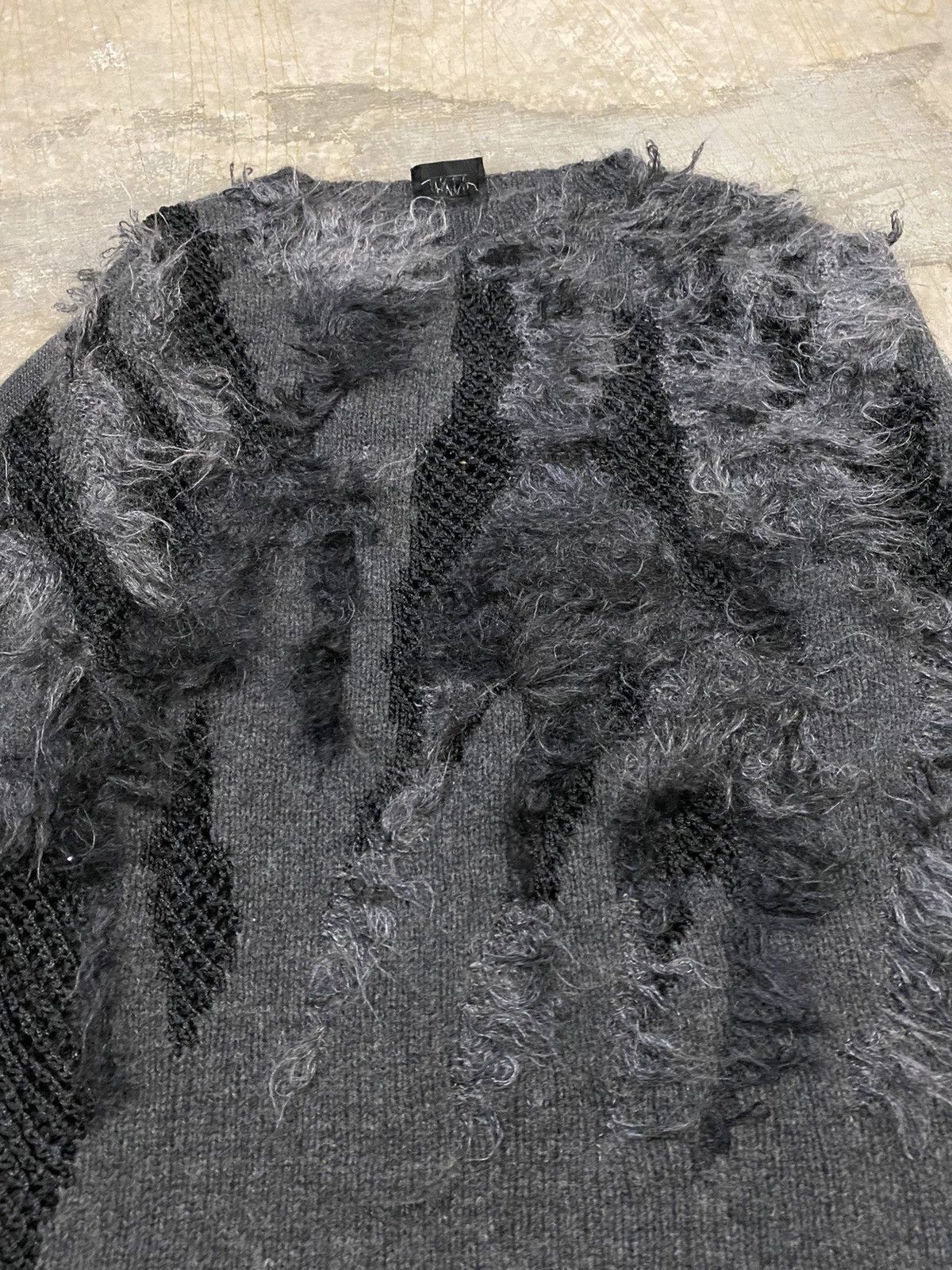 Yoshiyuki Konishi 90s FICCE HAND Knit mesh mohair destroy Size US XL / EU 56 / 4 - 4 Thumbnail