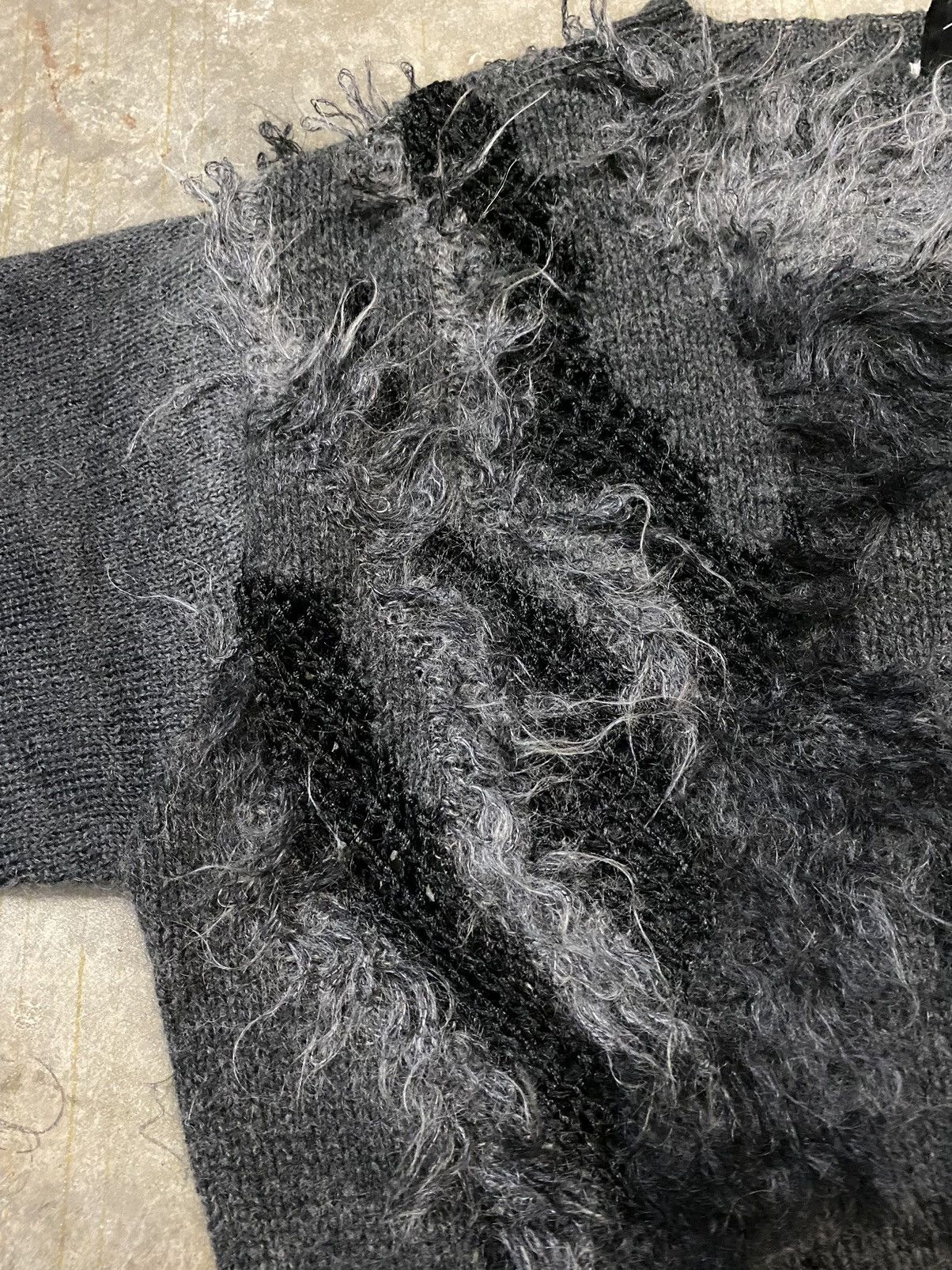 Yoshiyuki Konishi 90s FICCE HAND Knit mesh mohair destroy Size US XL / EU 56 / 4 - 9 Thumbnail