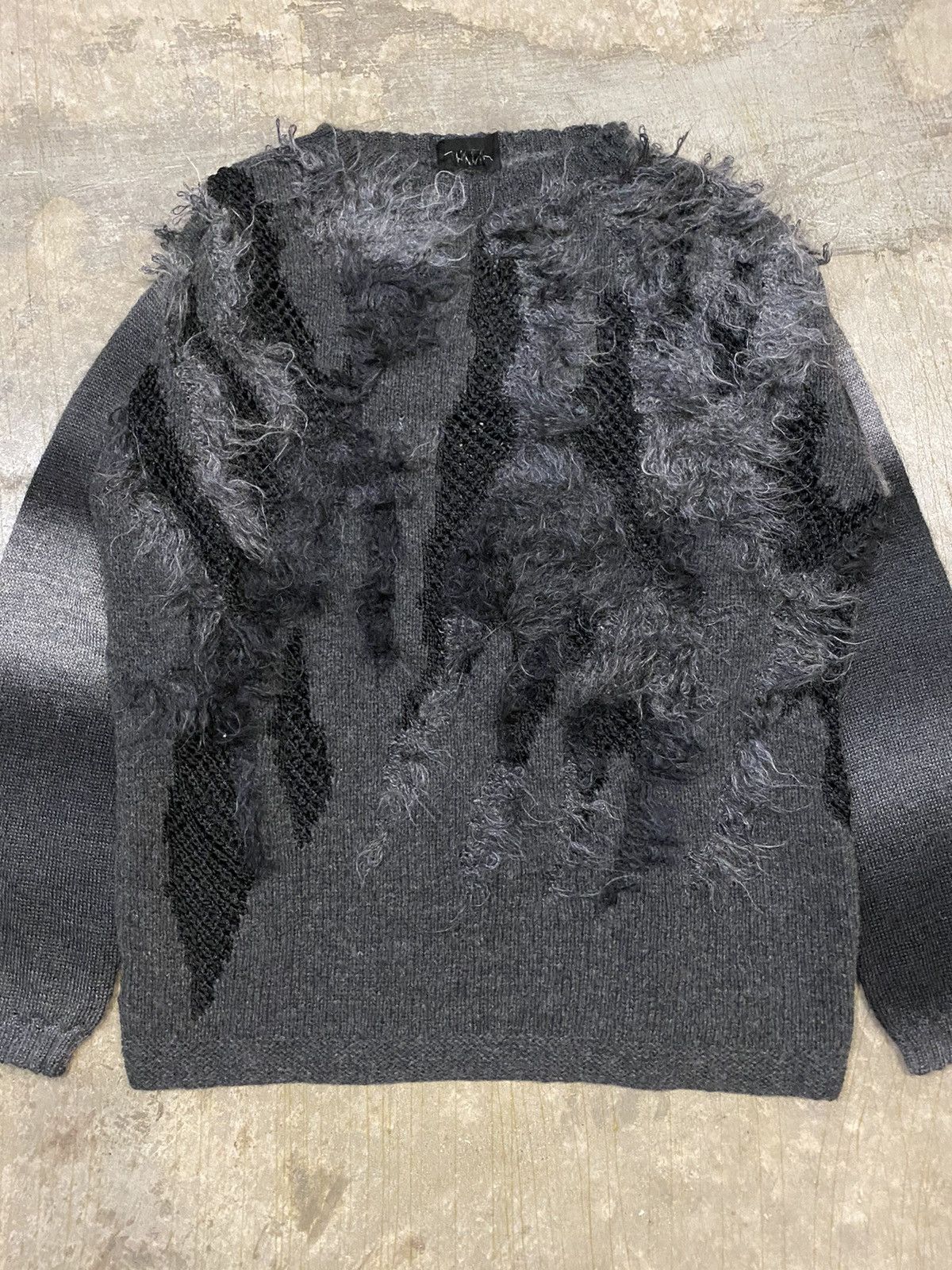 Yoshiyuki Konishi 90s FICCE HAND Knit mesh mohair destroy Size US XL / EU 56 / 4 - 3 Thumbnail