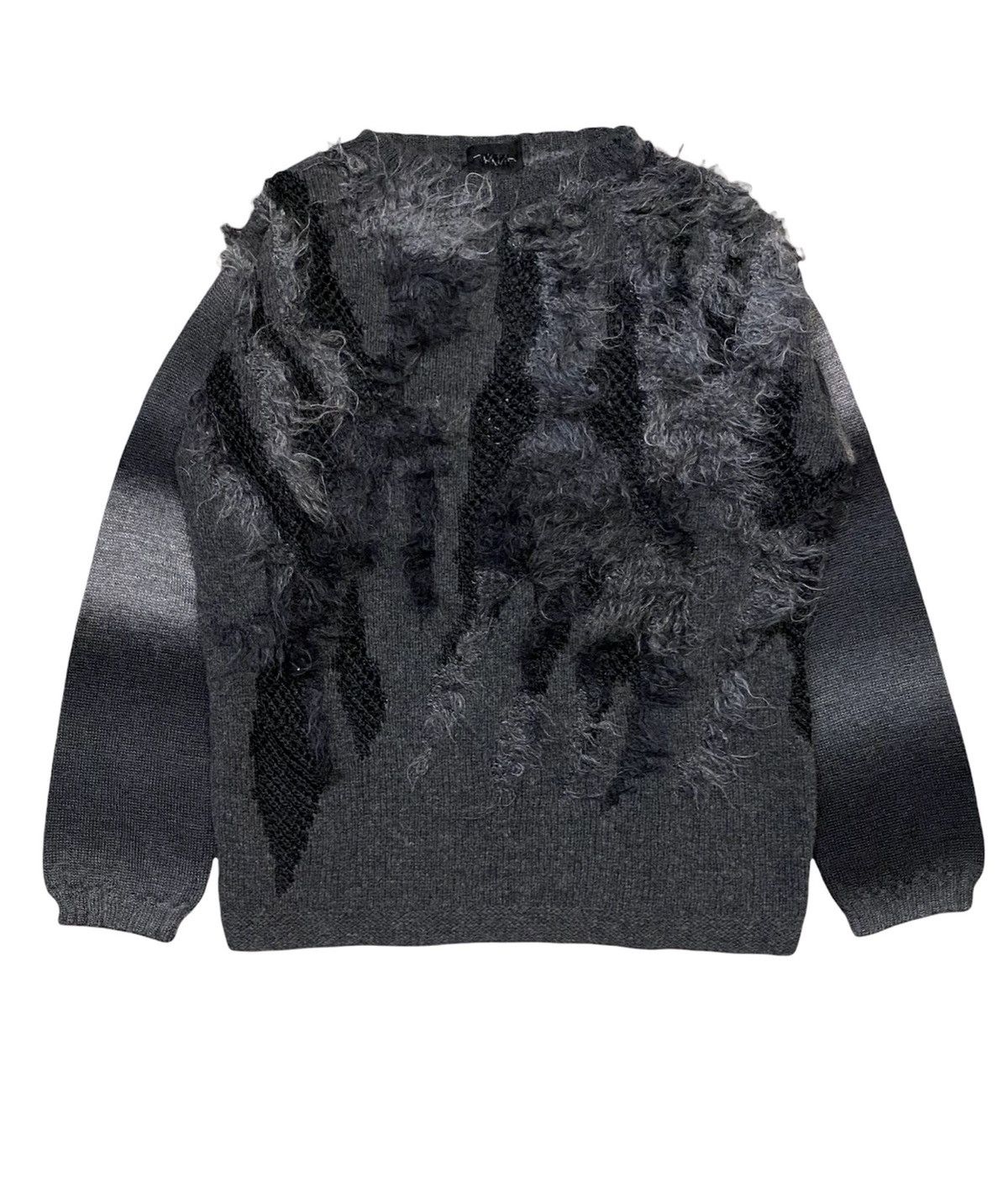 Archival Clothing 90s FICCE HAND Knit mesh mohair destroy | Grailed