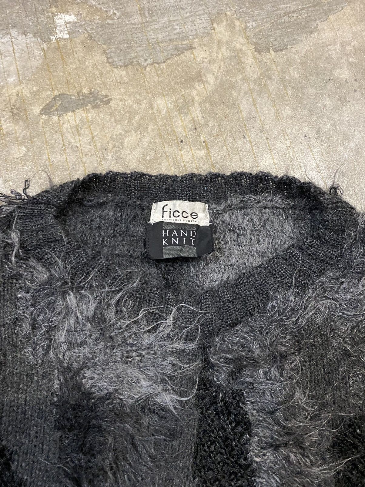 Yoshiyuki Konishi 90s FICCE HAND Knit mesh mohair destroy Size US XL / EU 56 / 4 - 11 Thumbnail