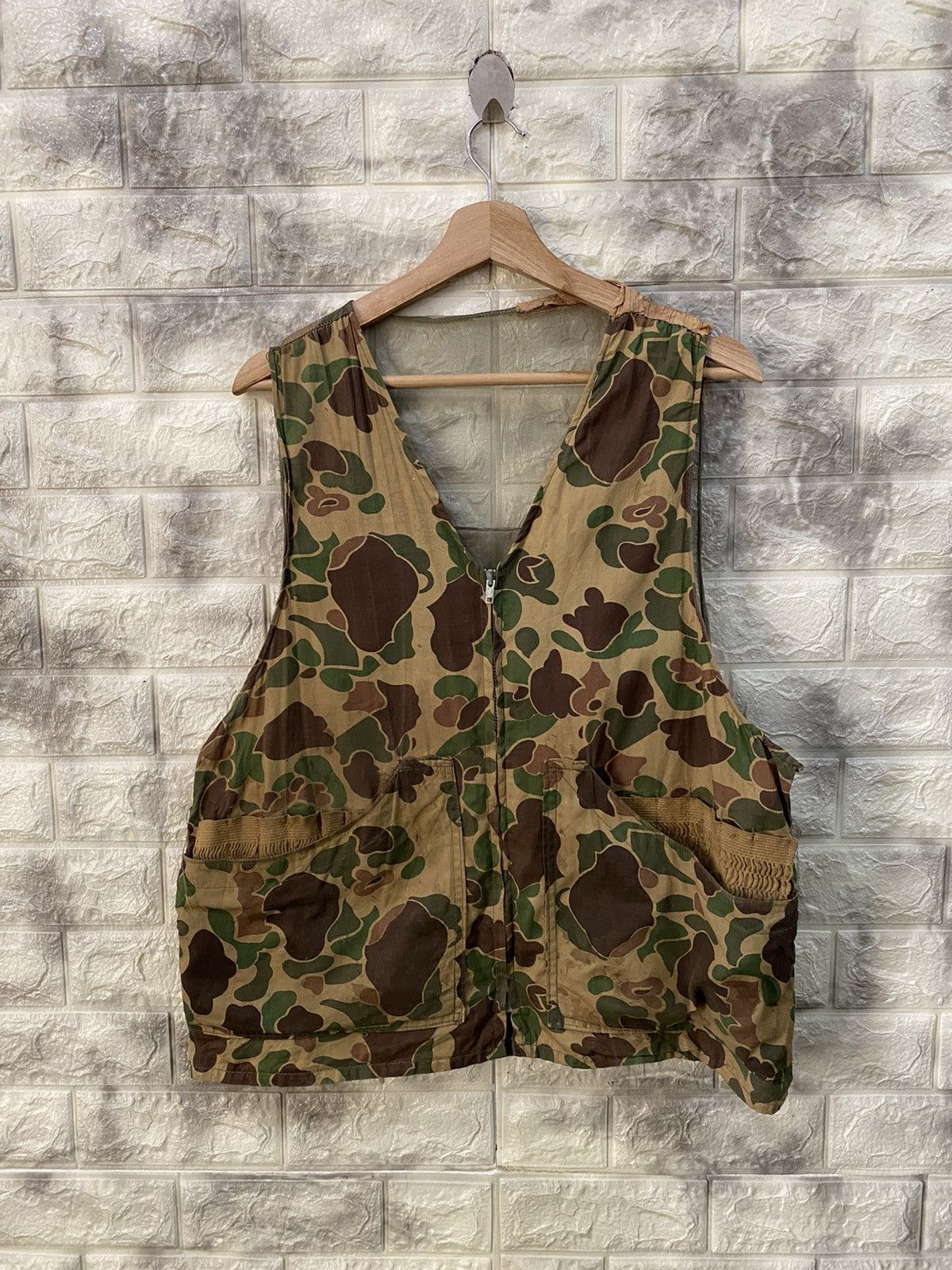 Sears × Vintage Vintage Sears Camo Vest Size US M / EU 48-50 / 2 - 1 Thumbnail