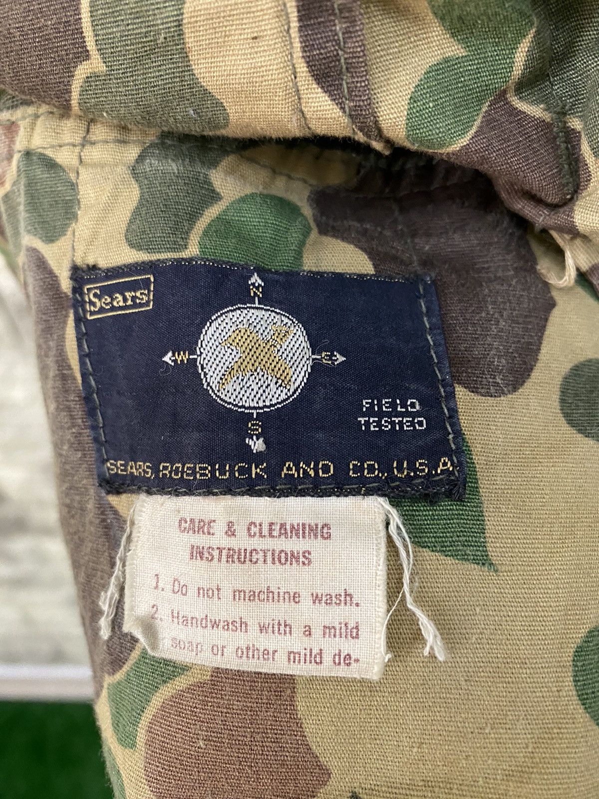 Sears × Vintage Vintage Sears Camo Vest Size US M / EU 48-50 / 2 - 9 Thumbnail