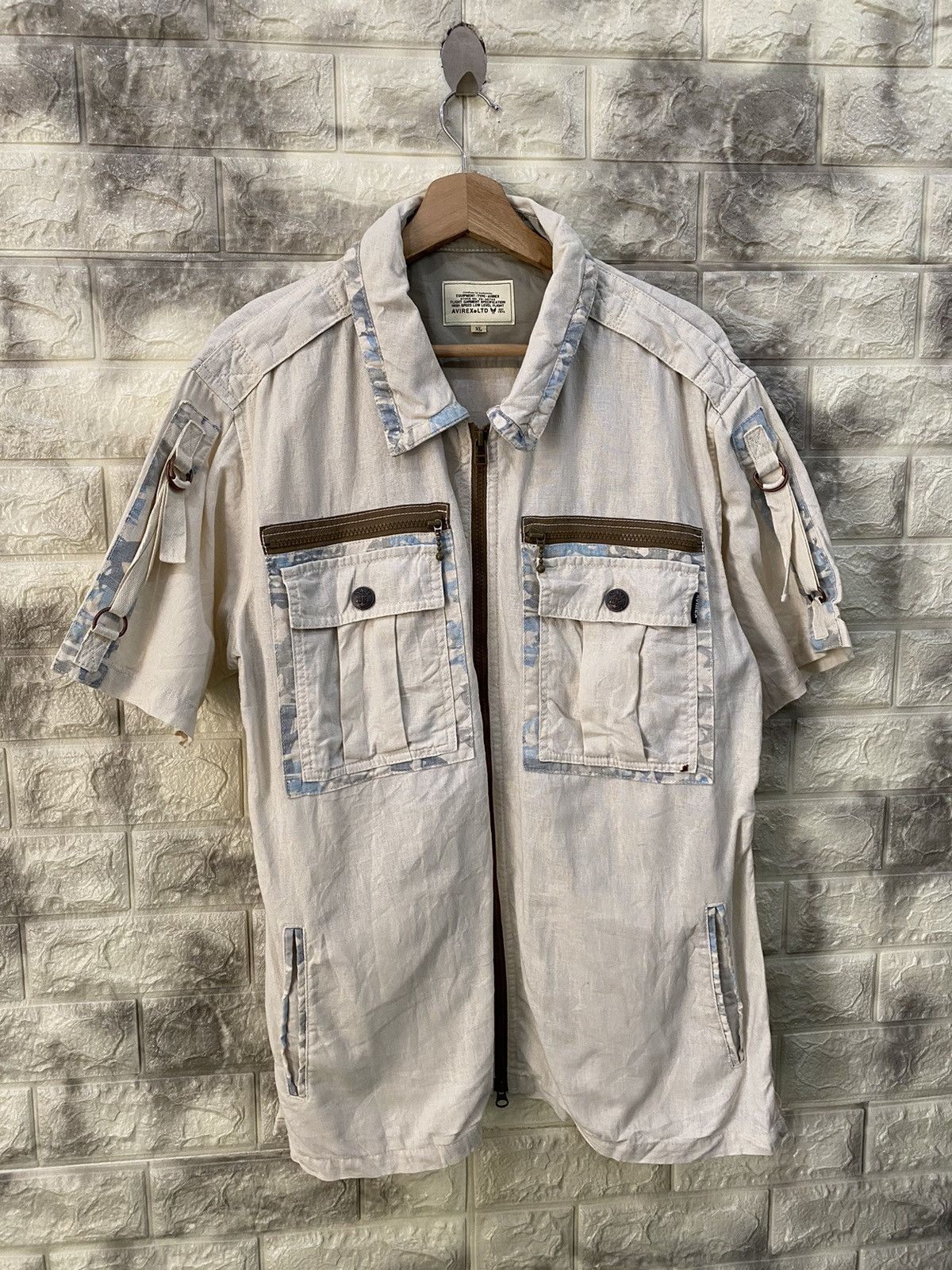 Avirex Avirex zipper Shirt Size US XL / EU 56 / 4 - 1 Thumbnail
