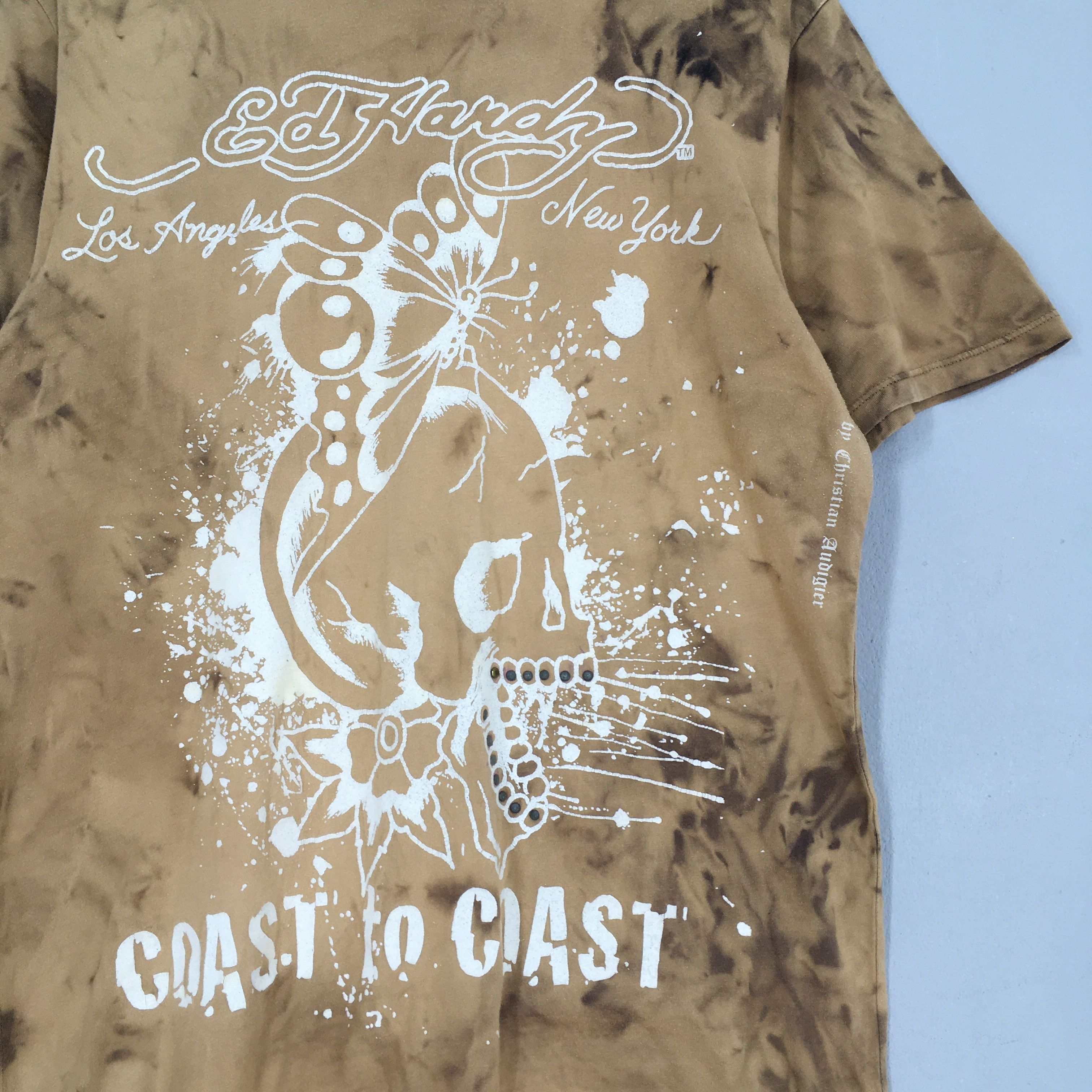 Christian Audigier × Ed Hardy × Vintage Vintage Y2K Don Ed Hardy By Christian Audigier Tshirt XXL Size US XXL / EU 58 / 5 - 2 Thumbnail