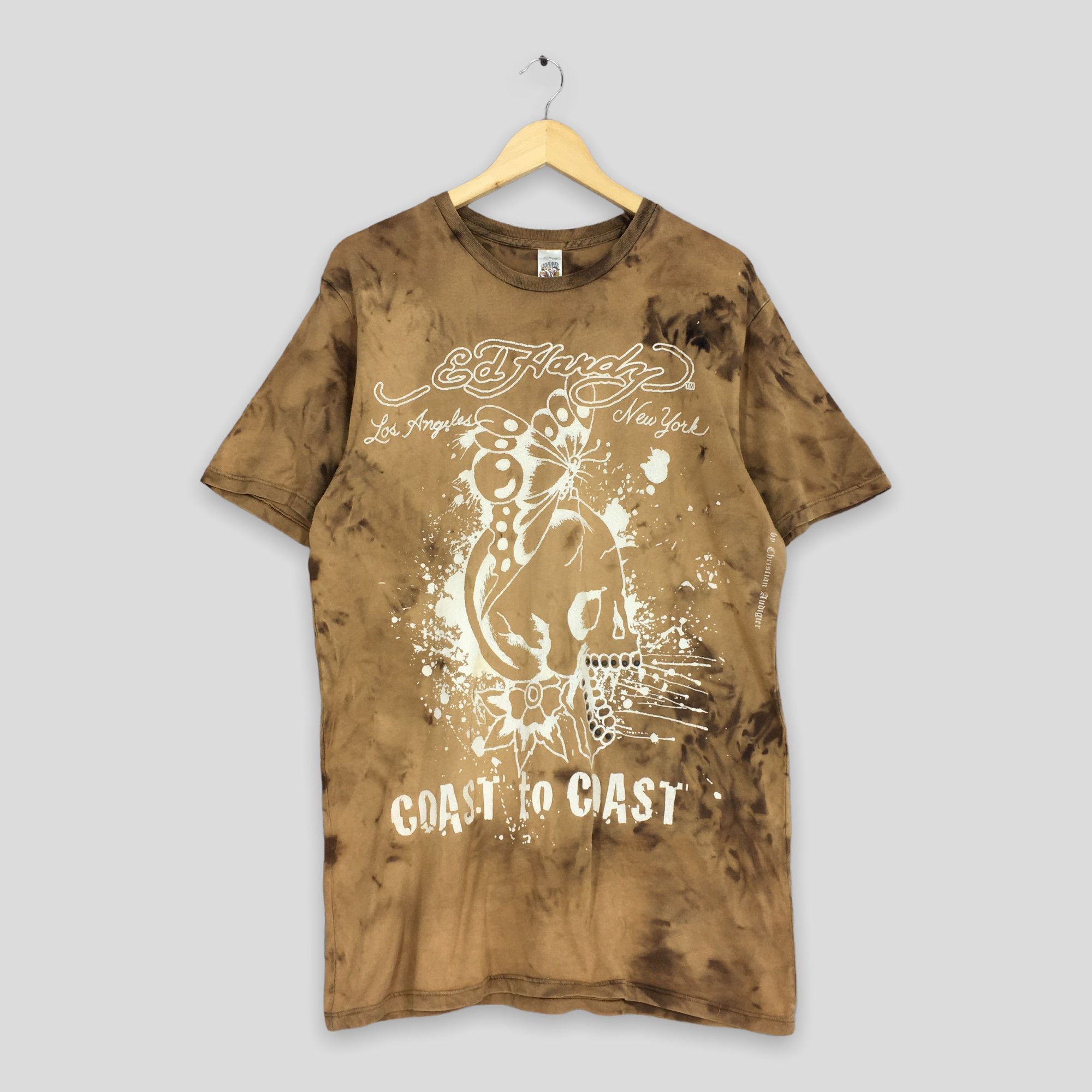 Christian Audigier × Ed Hardy × Vintage Vintage Y2K Don Ed Hardy By Christian Audigier Tshirt XXL Size US XXL / EU 58 / 5 - 1 Thumbnail
